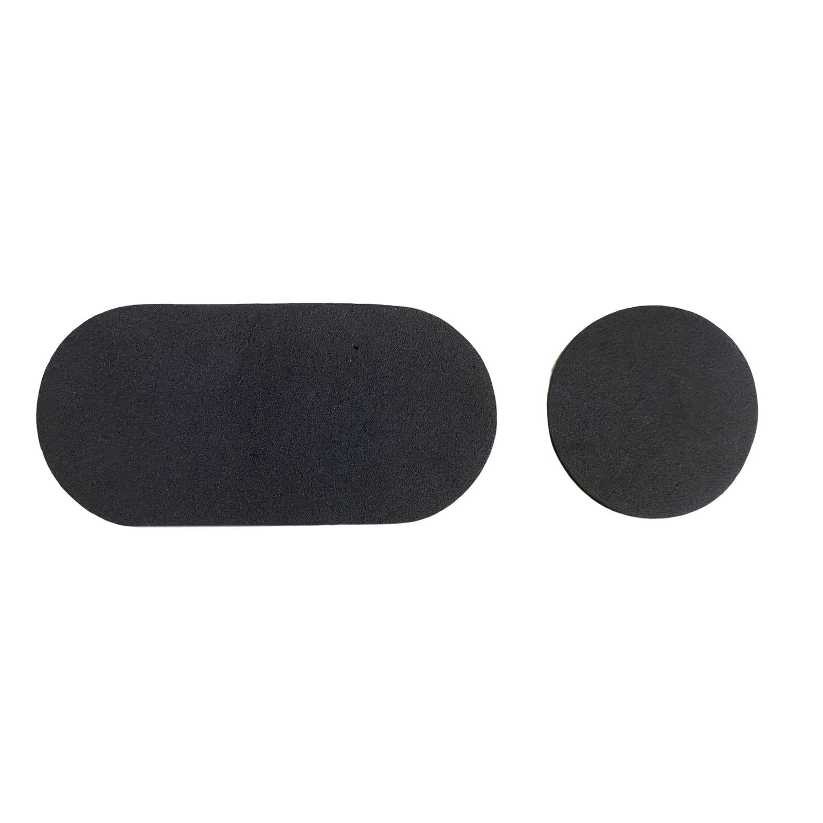 10 Pieces Bass Drum Patch Drumheads Protector Practice Drum Pads for Drum