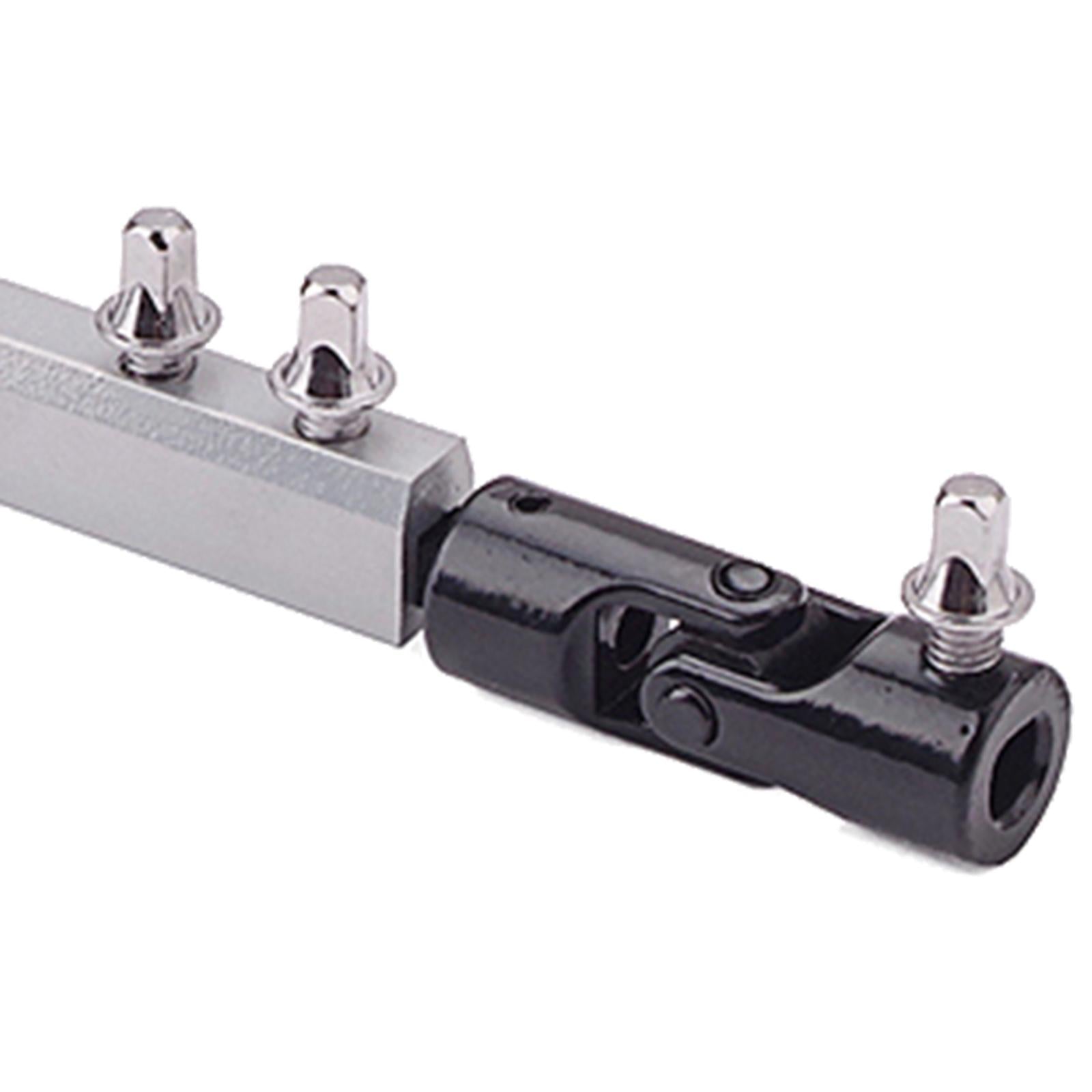 Double Pedal Connector Arm DIY Replacement Retractable for Drum Kit Accs
