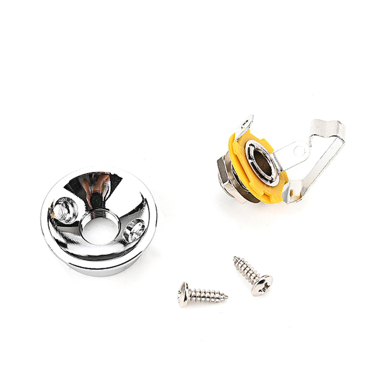 1/4 inch Stereo Input Jack Plug Socket Output for Electric Guitar Accessory