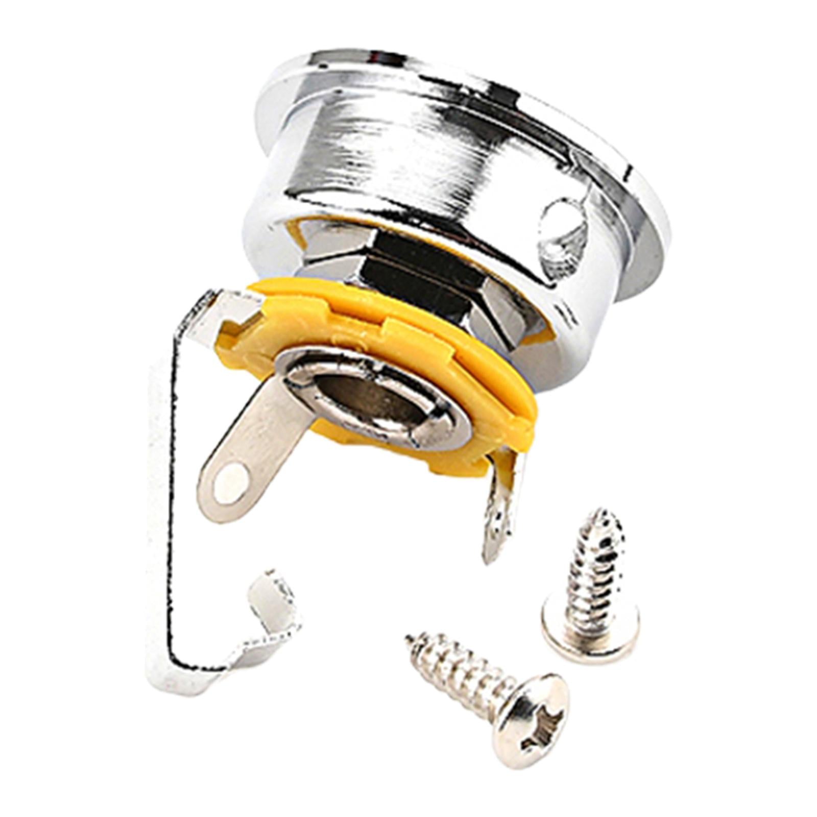 1/4 inch Stereo Input Jack Plug Socket Output for Electric Guitar Accessory