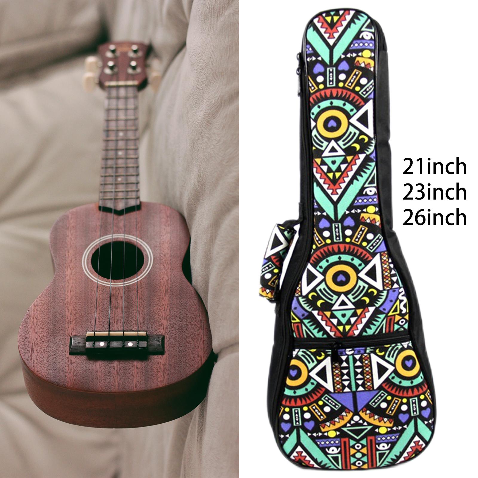 Ukulele Case Bag Thick Dustproof Shockproof with Handle for Concert 21 inch