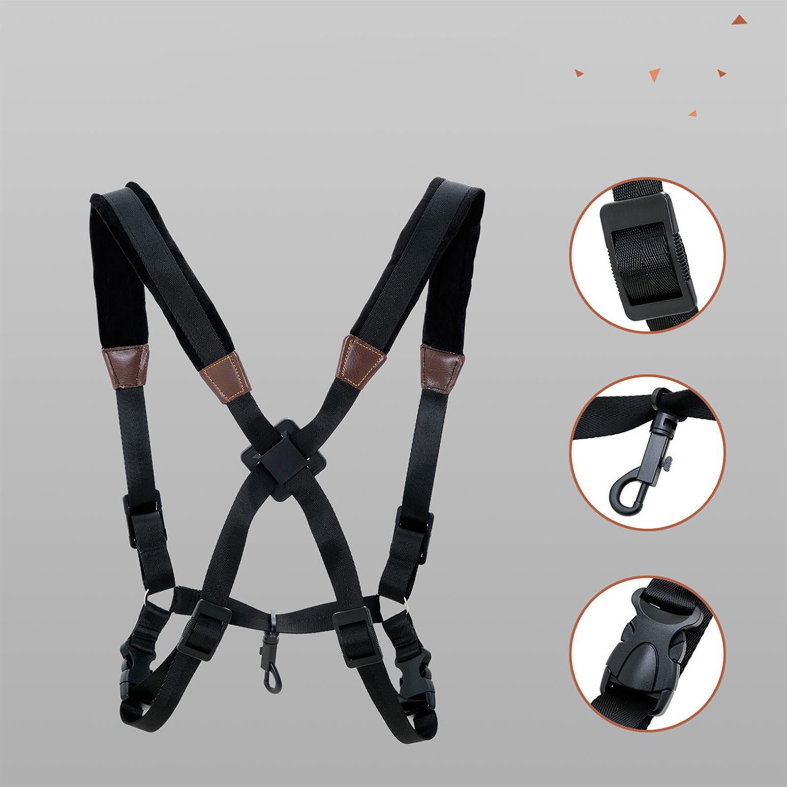Adjustable Saxophone Shoulder Strap for Baritone Alto Tenor Soprano Sax