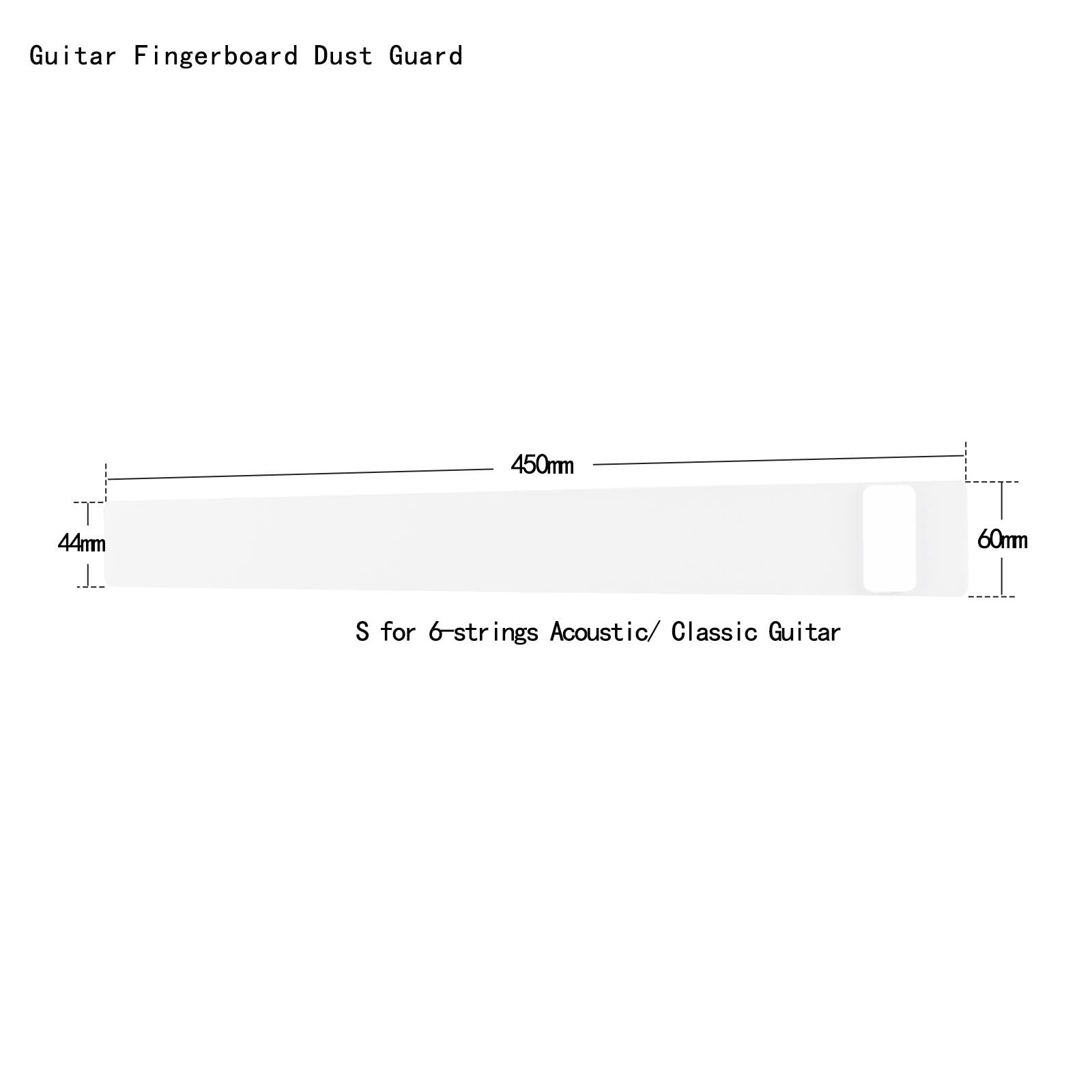 Dust Proof Board Translucent Guitar Stickers for Folk Classical Guitar acoustic guitar
