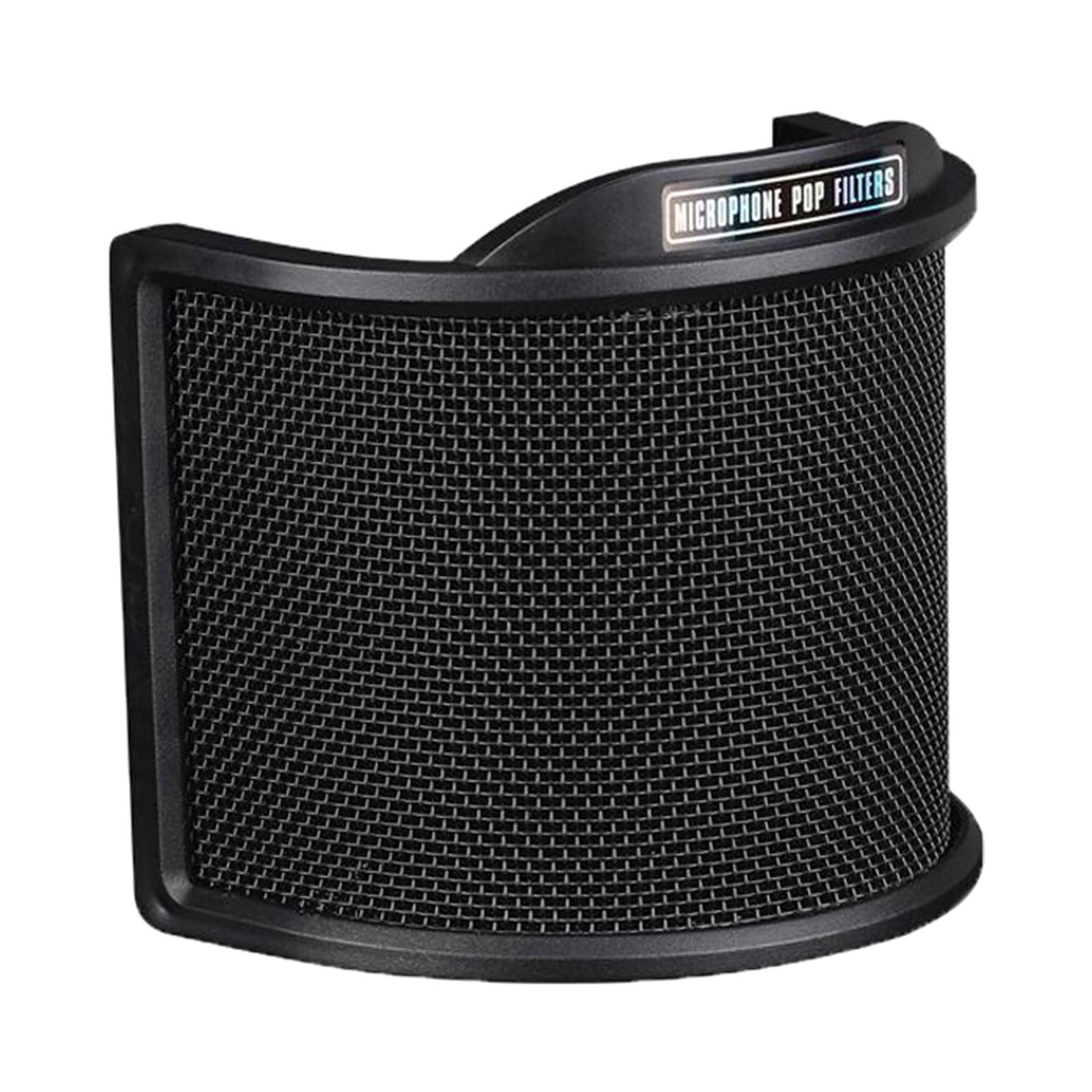 U Shaped Microphone POPs Filter Microphone Windscreen Cover for Video Studio