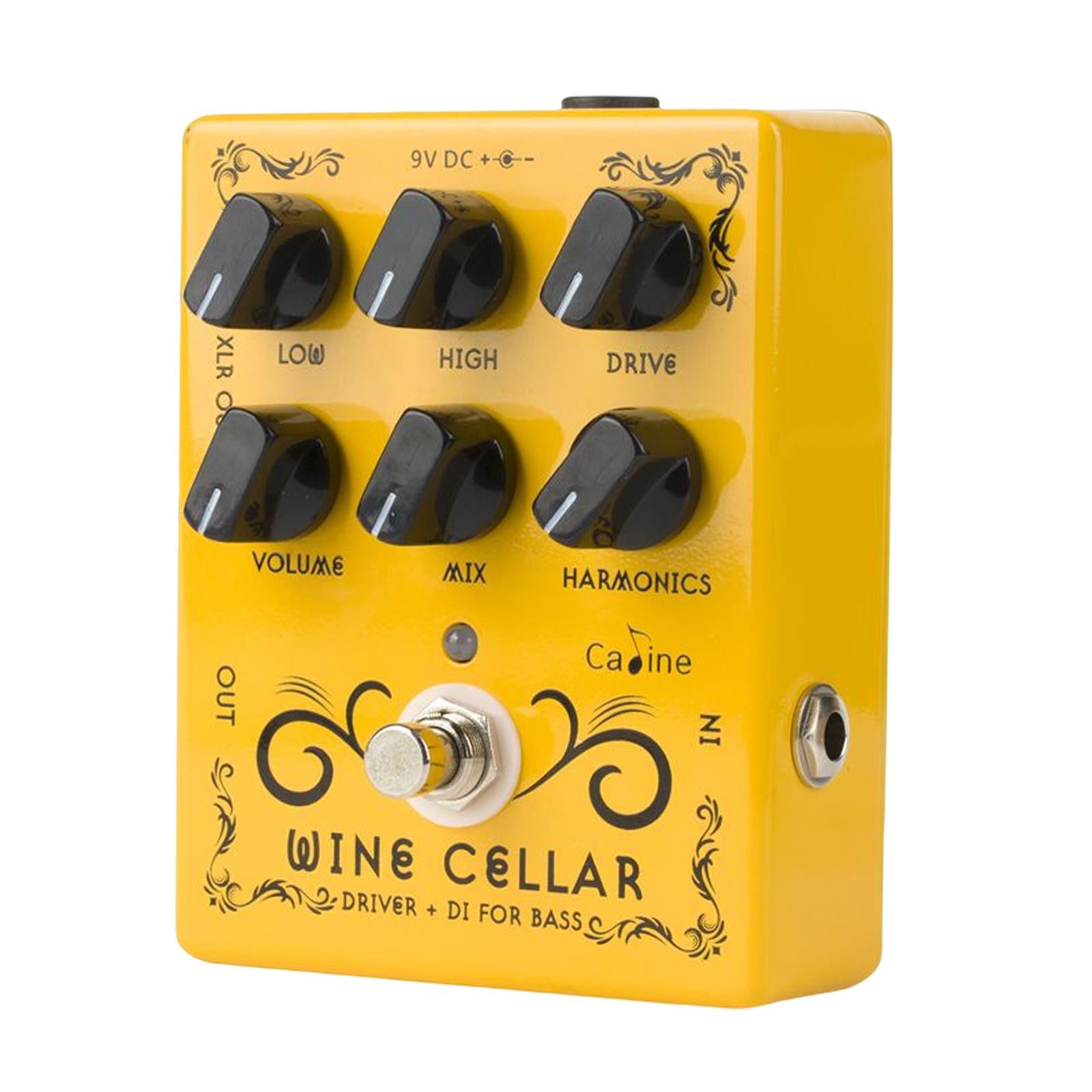Compact Guitar Bass Pedal 1/4 Connect Mini Analog Guitar Pedal True Bypass"