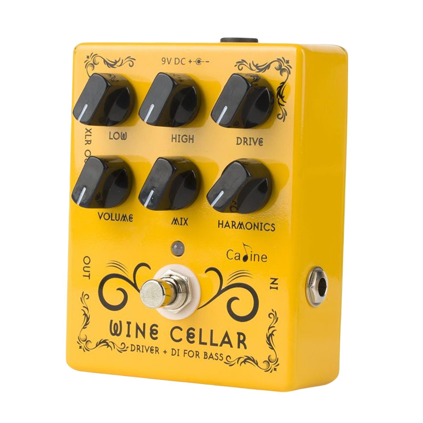 Compact Guitar Bass Pedal 1/4 Connect Mini Analog Guitar Pedal True Bypass"