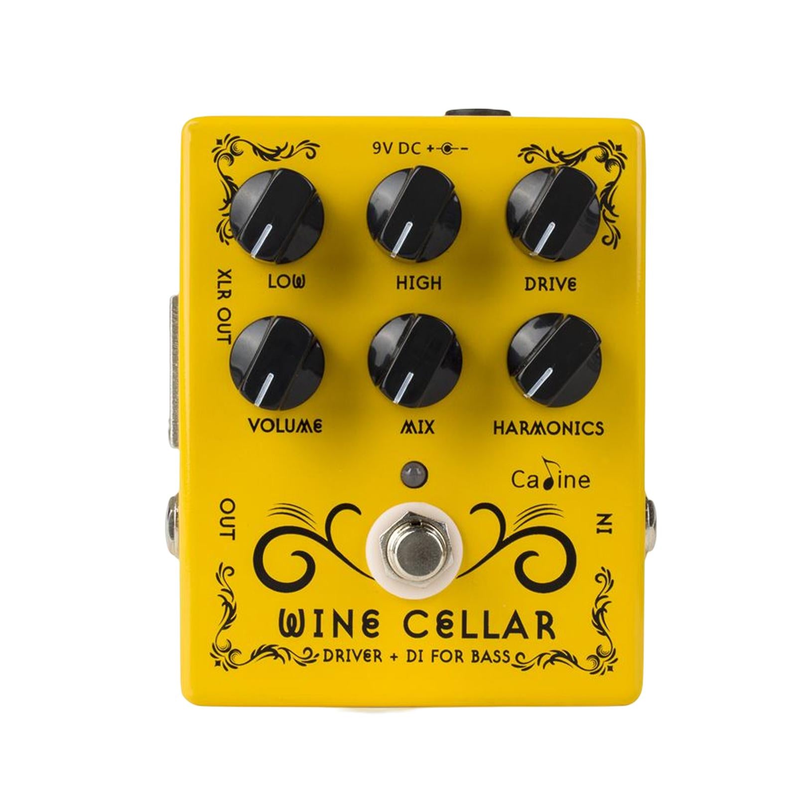 Compact Guitar Bass Pedal 1/4 Connect Mini Analog Guitar Pedal True Bypass"