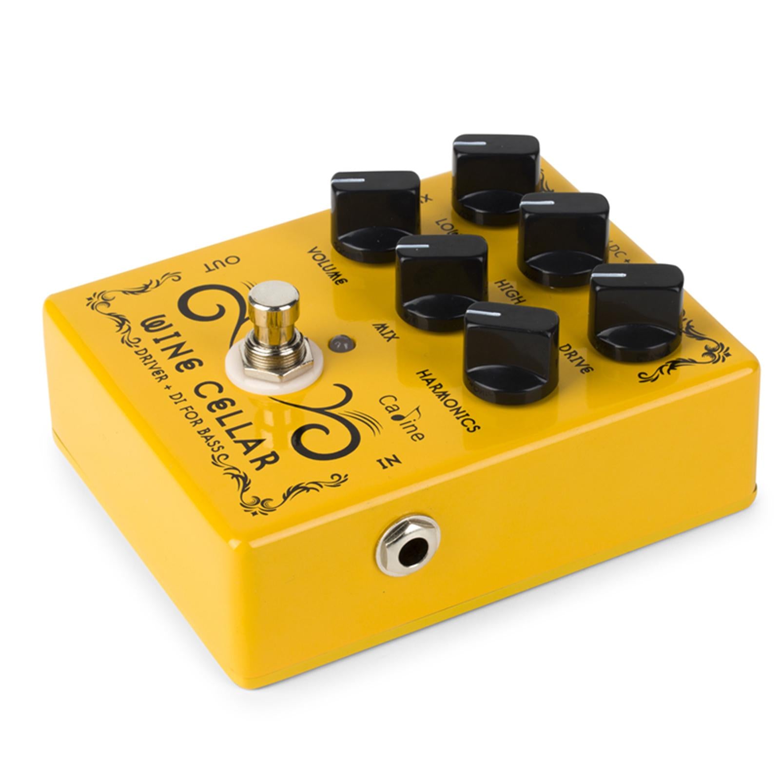 Compact Guitar Bass Pedal 1/4 Connect Mini Analog Guitar Pedal True Bypass"