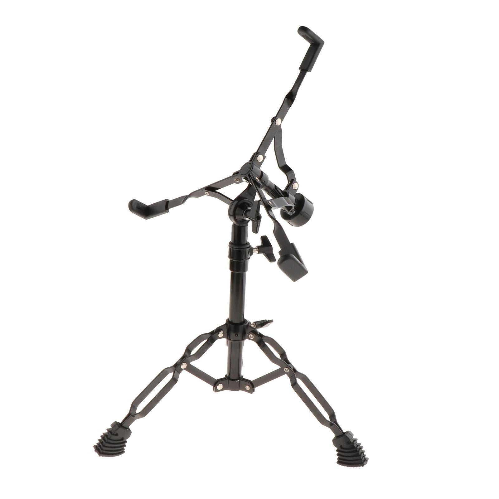 Drum Stand Alloy Accessories Height Adjustable Double Braced Percussion 22mm Black