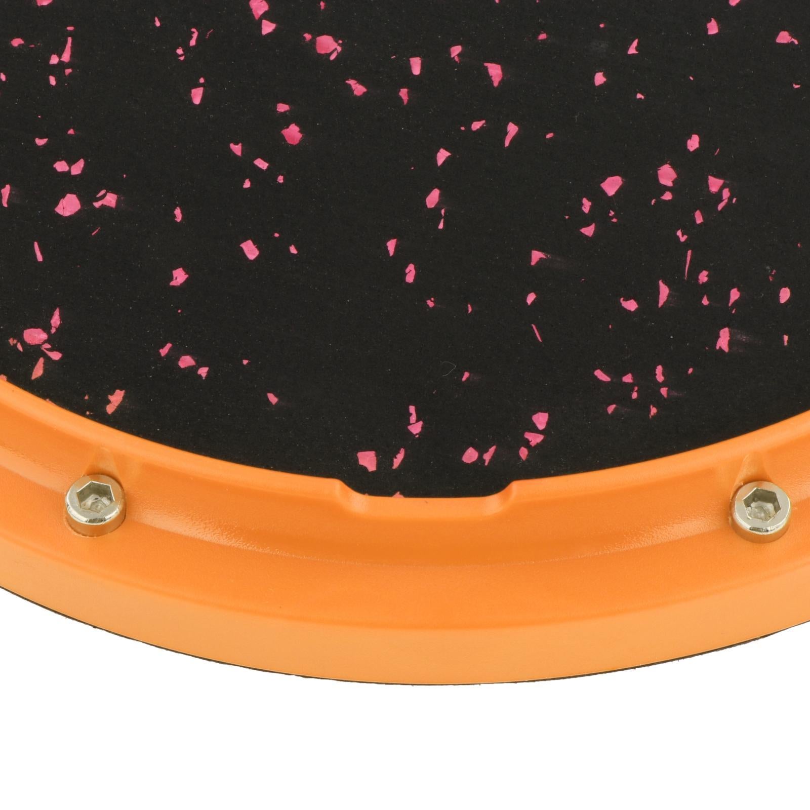 Dumb Drum Silent Drum for Drumming Practise Silent Stroke Drumhead yellow