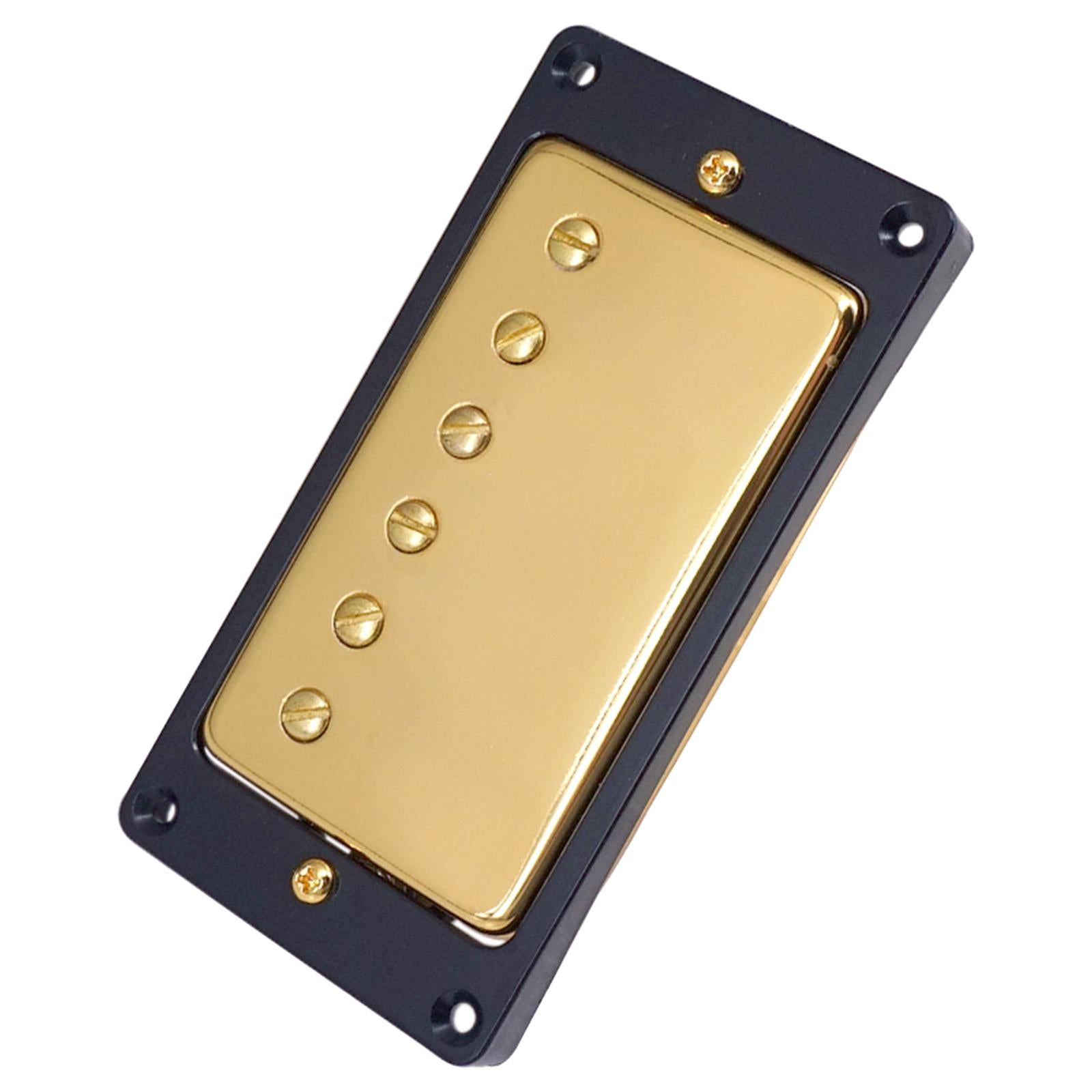Humbucker Double Coil Electric Guitar Neck Bridge Pickup for LP Black Frame