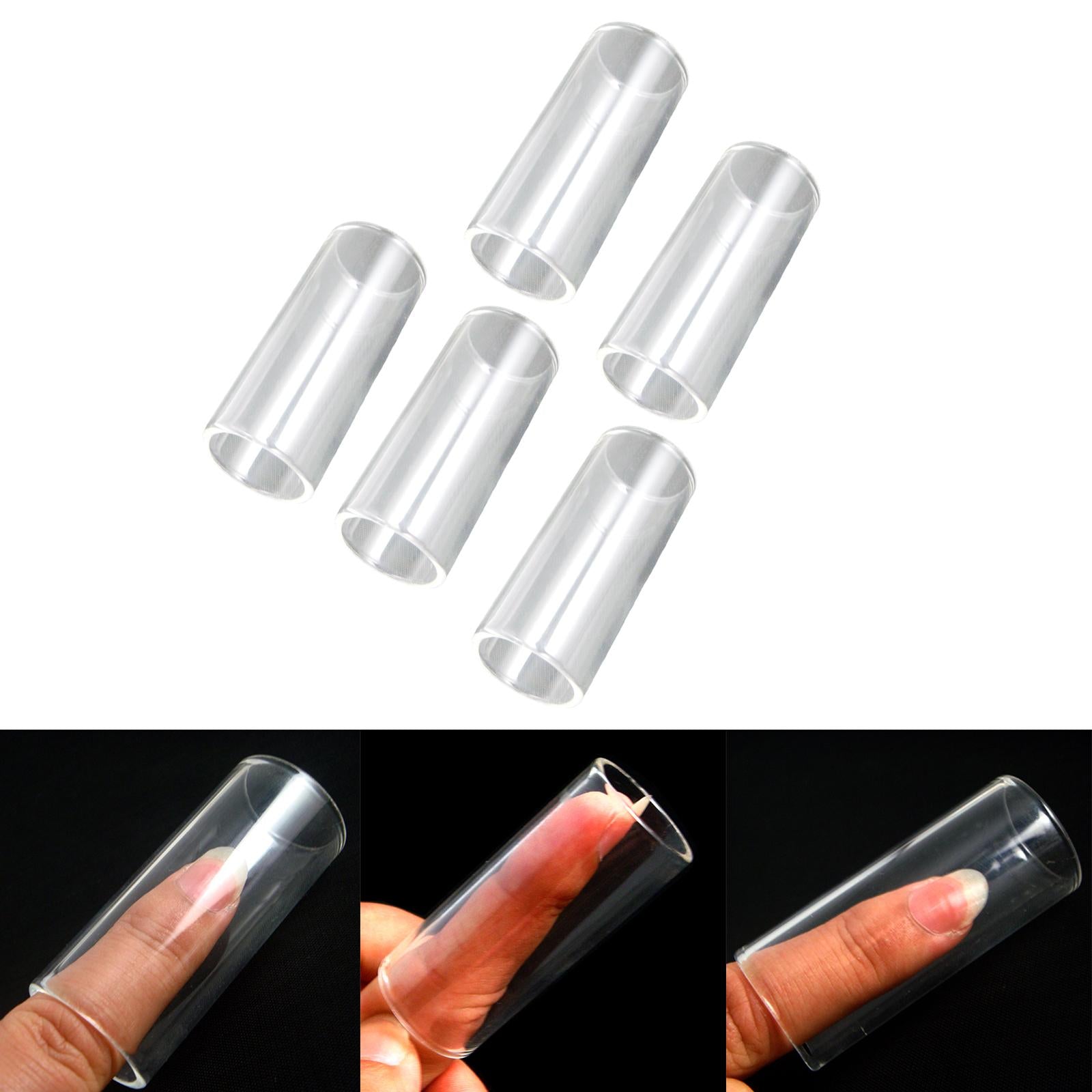 5x Slide Bottles Transparent for Acoustic Electric Guitar Accessories DIY