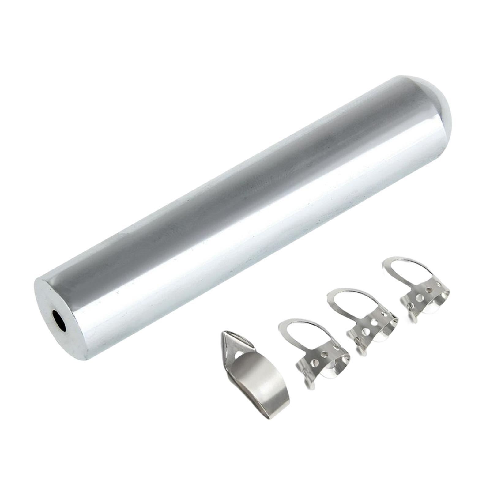 Guitar Lap Slide Accessories Metal for Acoustic Classical Electric Guitar silver