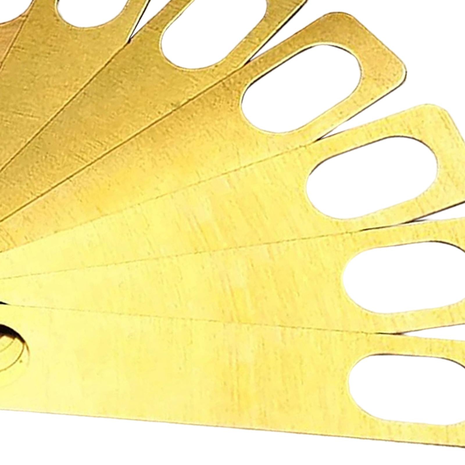 10 Pieces Guitar Neck Shims Easy Install Brass Shims for Brass Accessories