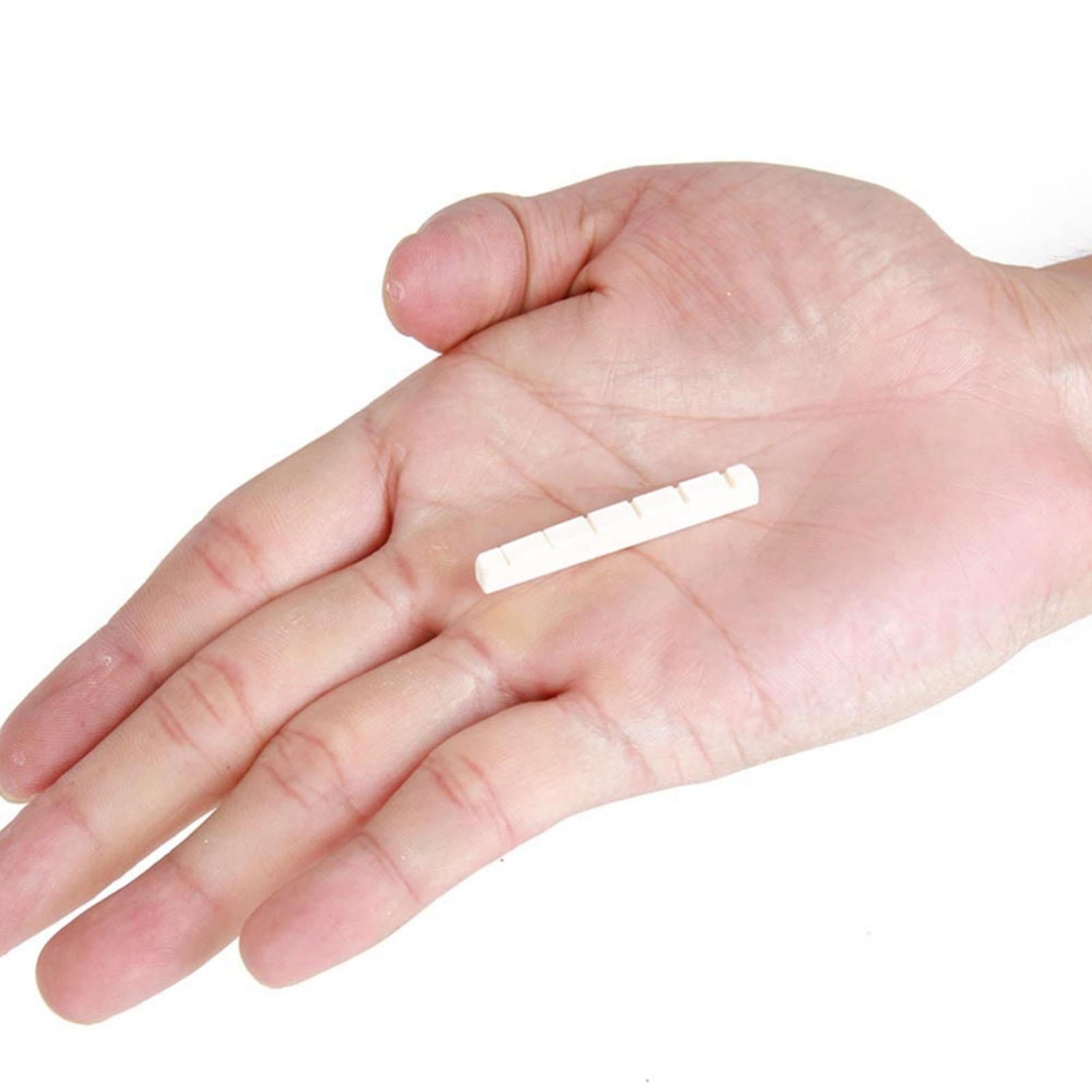 Bone Slotted Electric Guitar Nut for Electric Guitar Replacement Accessory