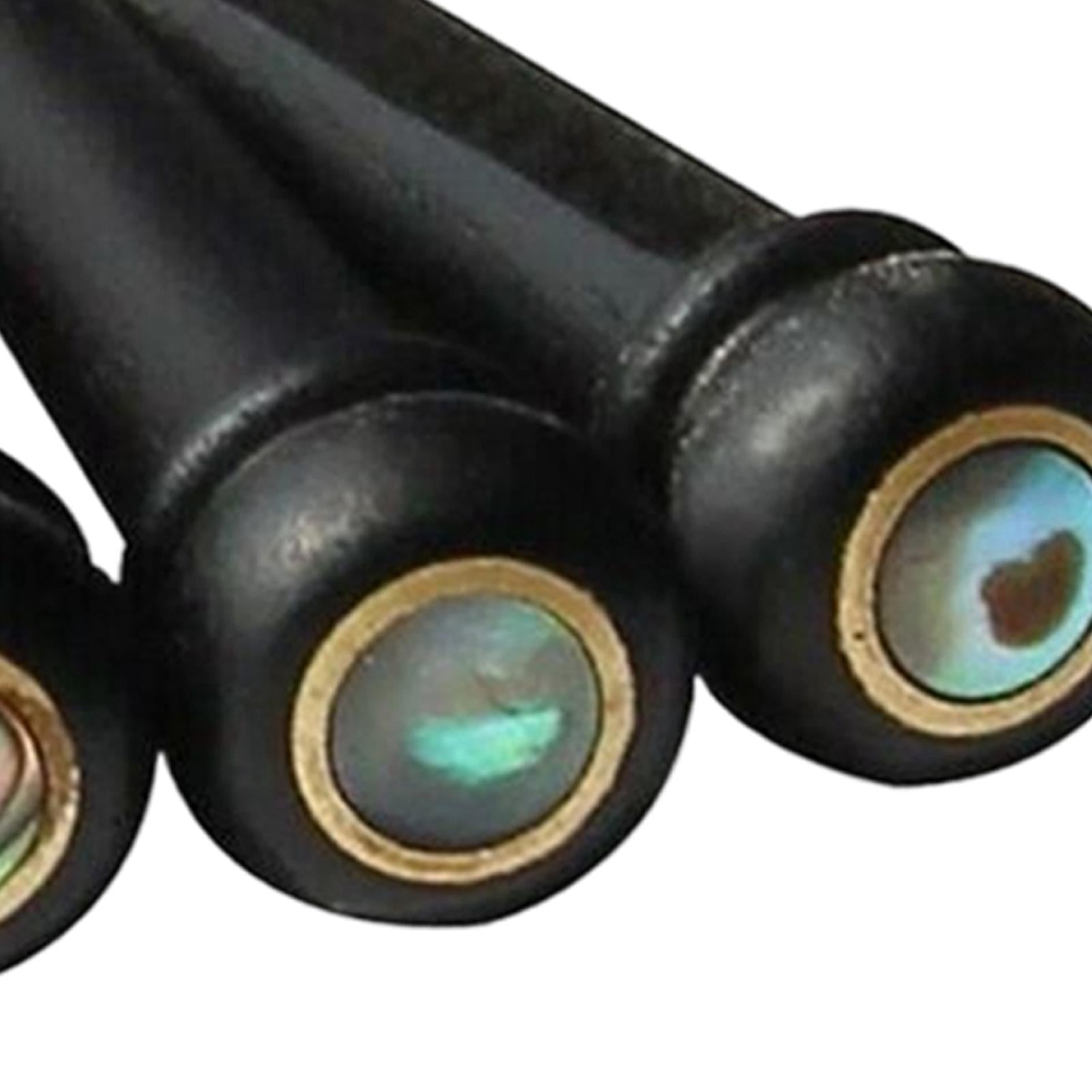 6x Guitar Bridge Pins Saddle Nut Set with Pins Puller for Acoustic Guitar