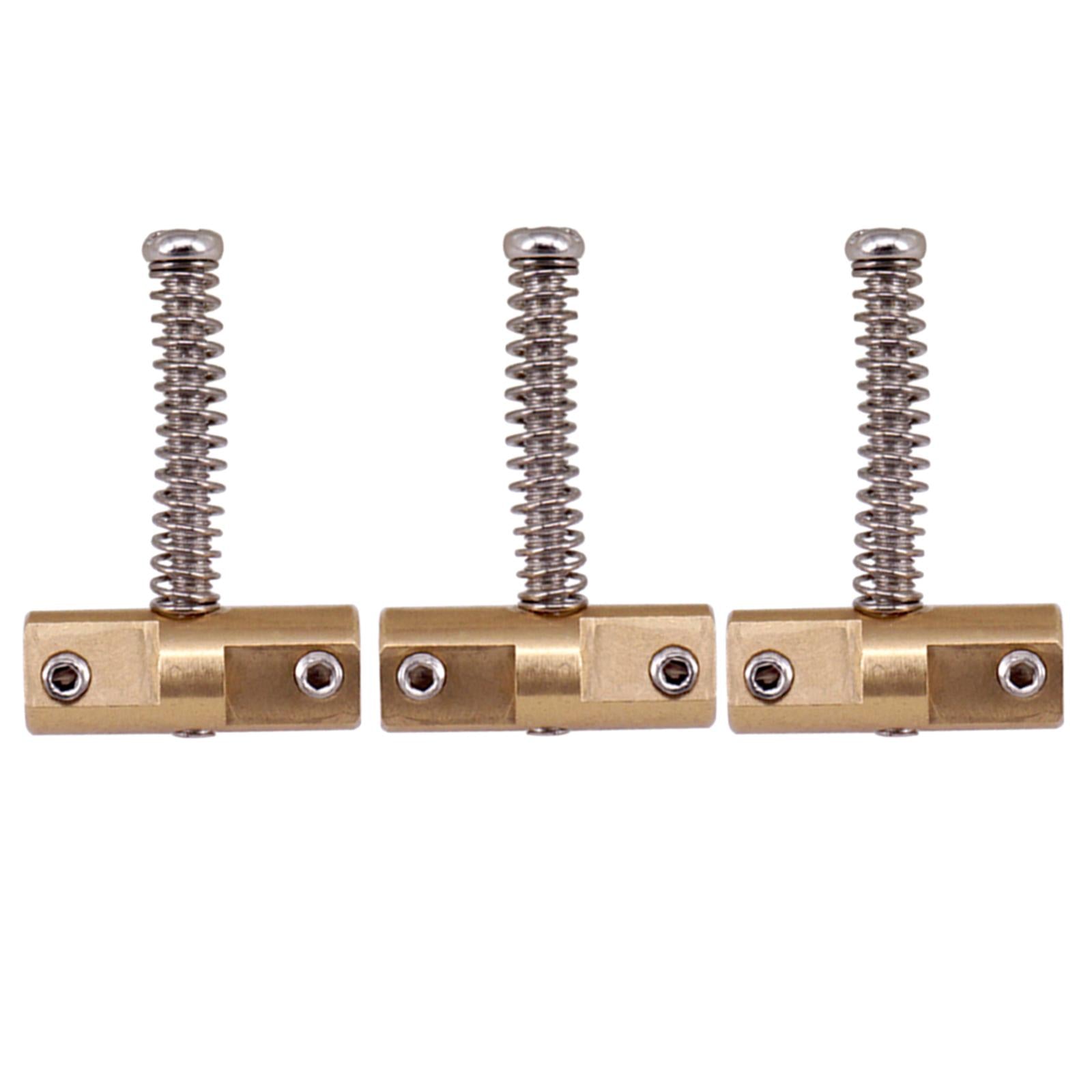 Compensated Saddles Set Spring Screws Modern Barrel Style Tremolo Musical