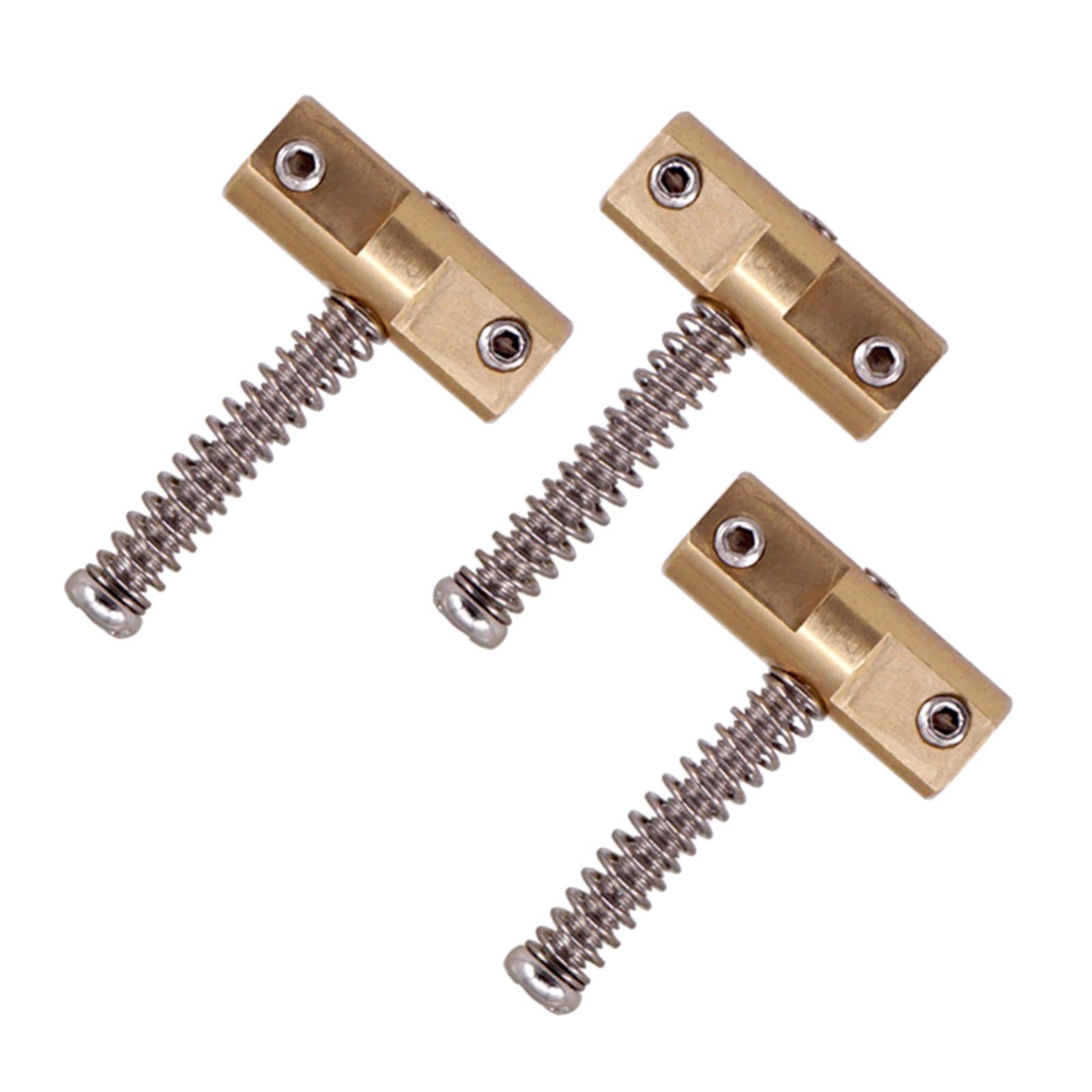 Compensated Saddles Set Spring Screws Modern Barrel Style Tremolo Musical