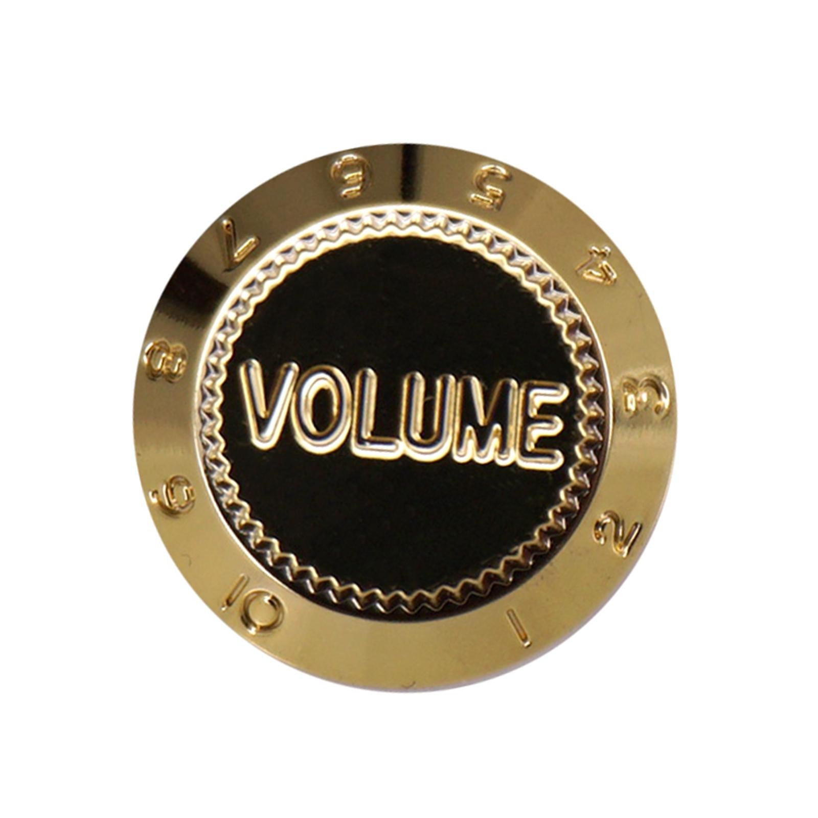Timbre and Volume Speed Control Knobs for SQ Guitar 2pcs T 1pcs V Gold