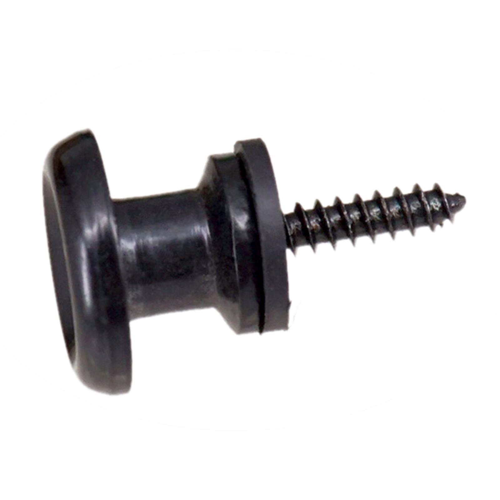 10x Guitar Strap Lock Pins Peg for Acoustic Electric Guitar Ukulele Bass Black