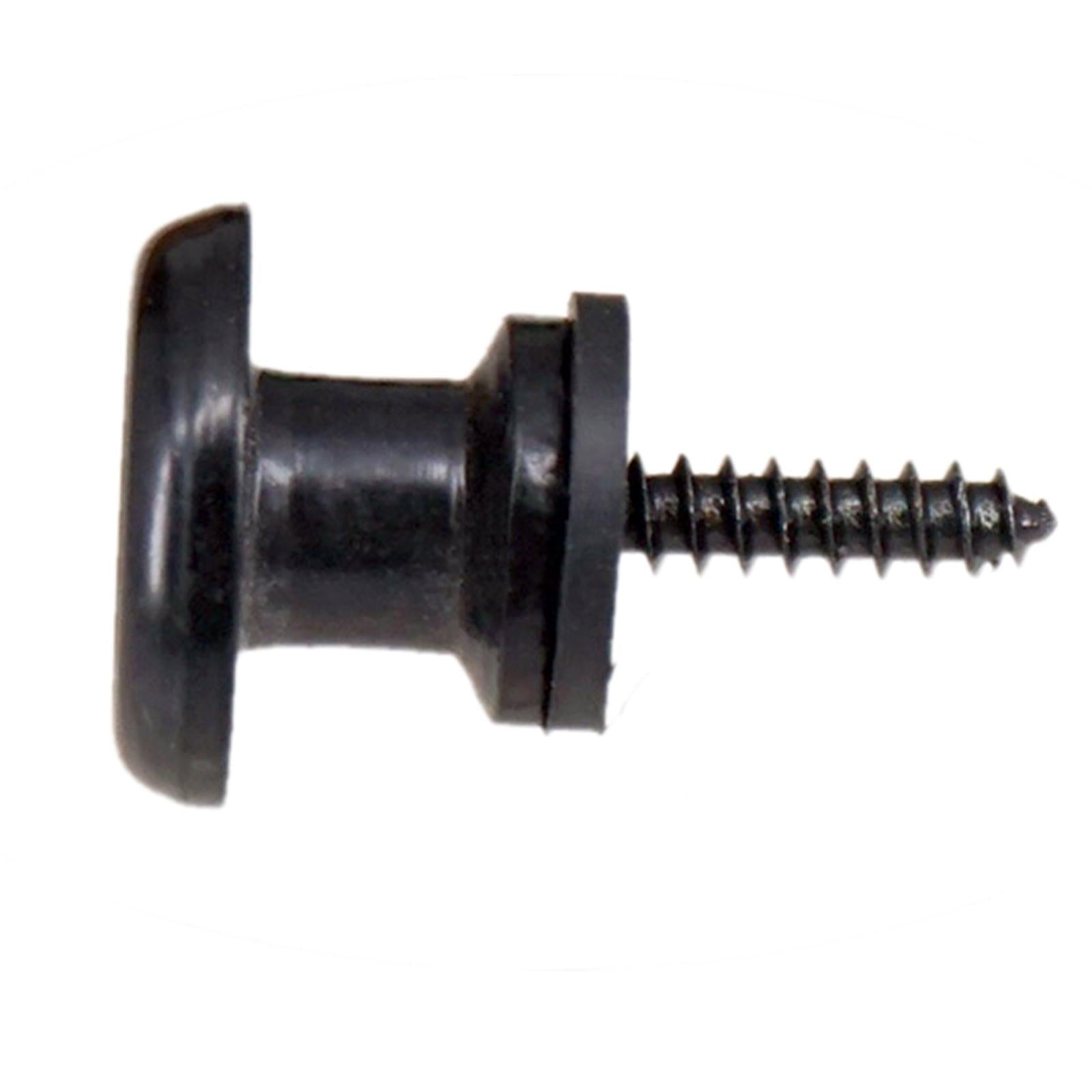 10x Guitar Strap Lock Pins Peg for Acoustic Electric Guitar Ukulele Bass Black