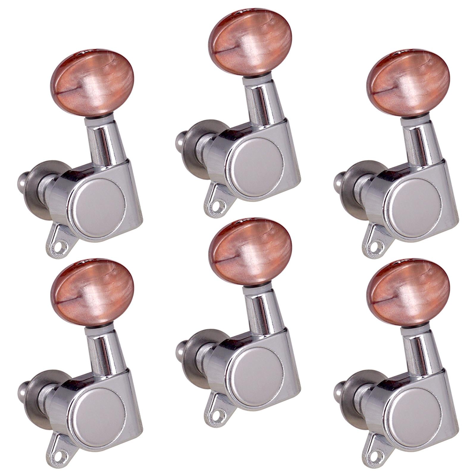 String Tuning Pegs Knobs Tuning Keys Replace Part for Electric Guitar 6 left Tuning Pegs