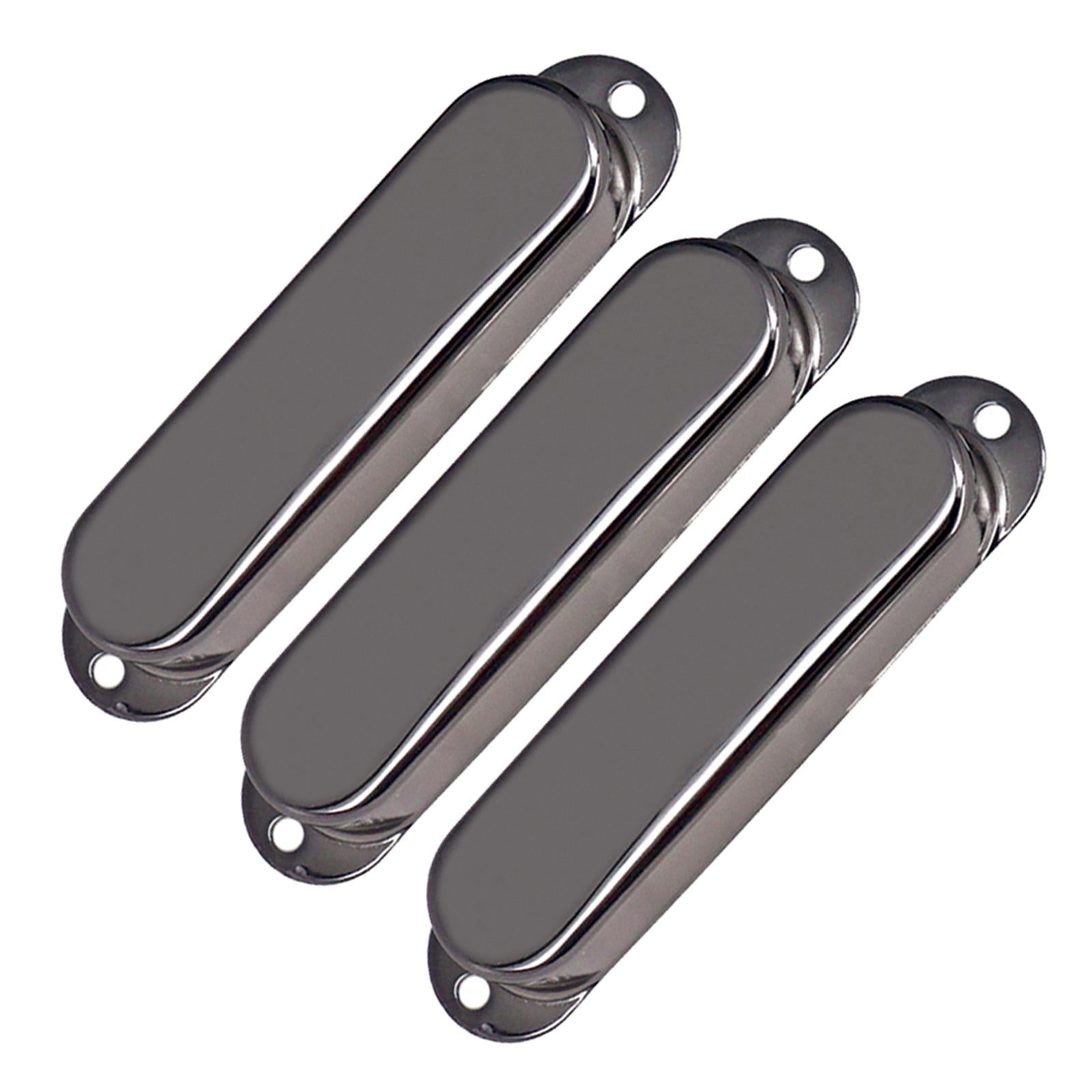 No Hole Guitar Pickup Cover Closed Shell for Electric Guitar Black