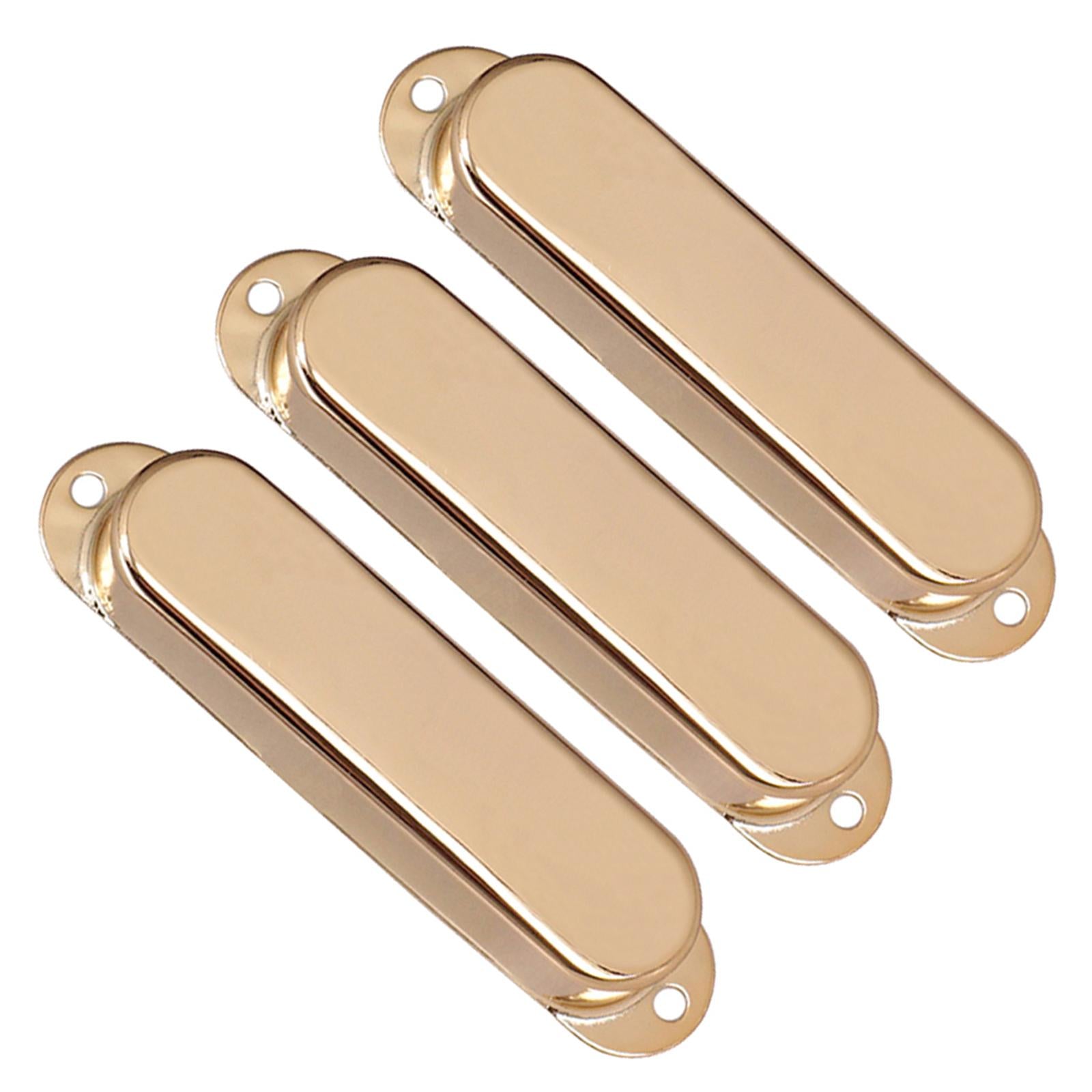 No Hole Guitar Pickup Cover Closed Shell for Electric Guitar Gold