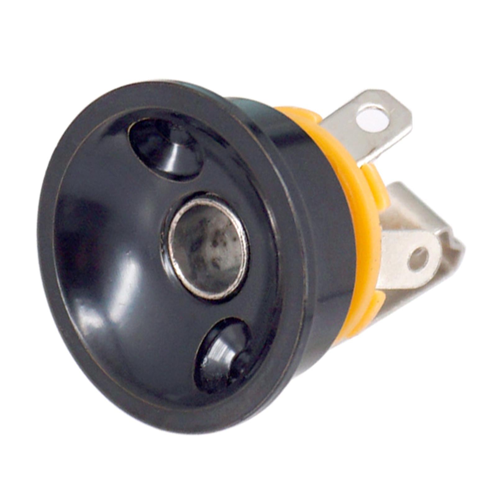 6.35mm Guitar Jack Plug Socket Guitar Part for TL Electric Guitar  Black