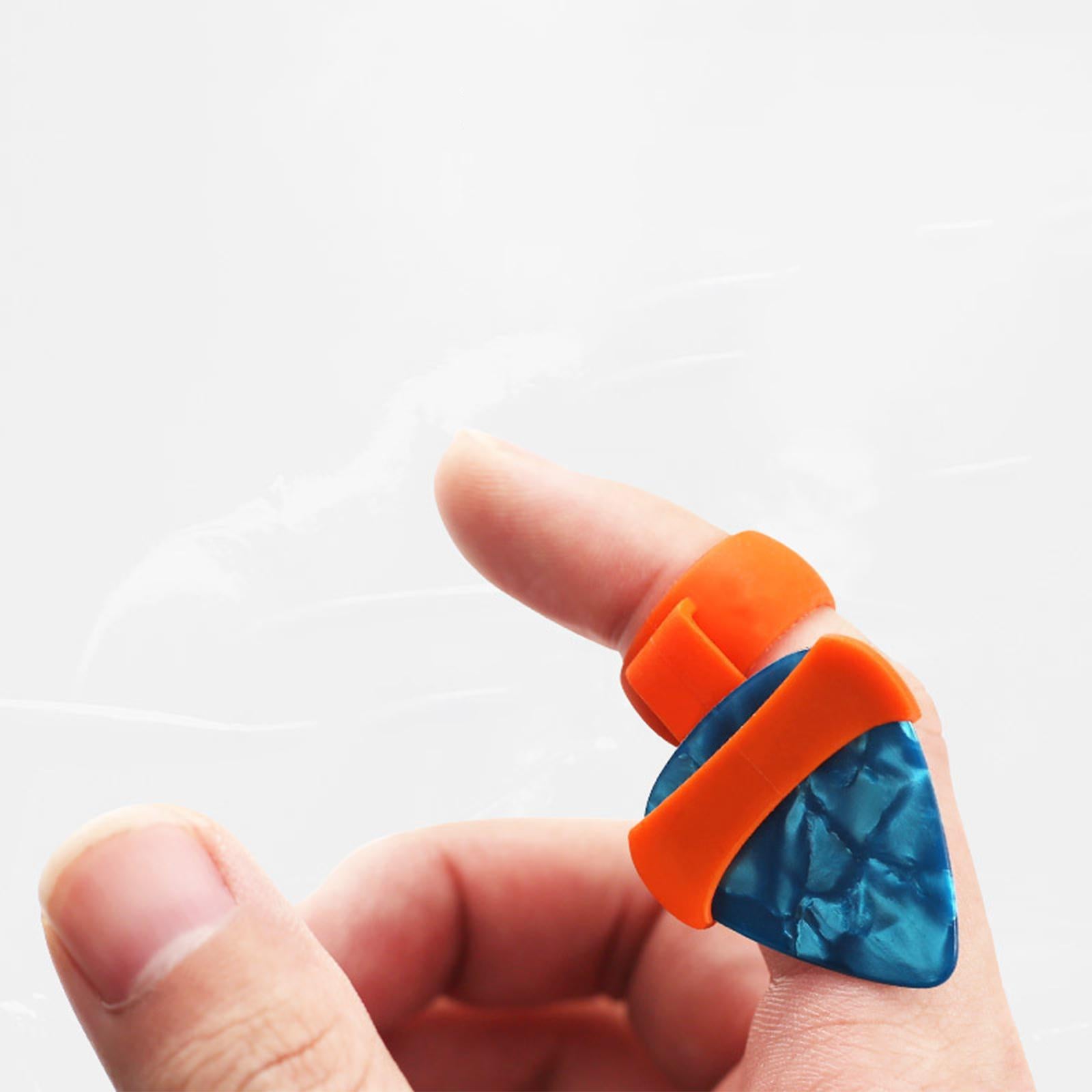 Guitar Finger Pick Holder Soft Protection Cover for Ukulele Children Student S