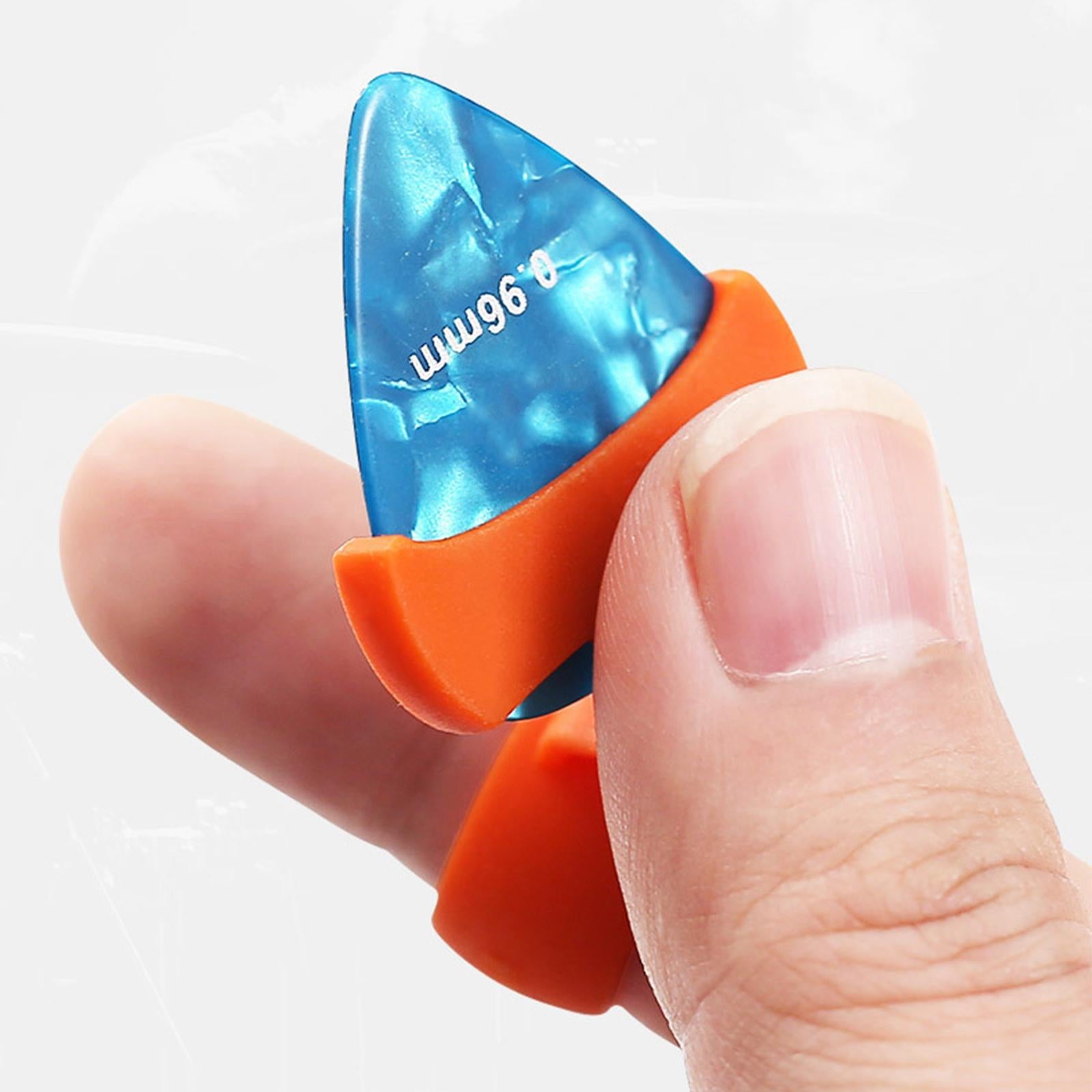 Guitar Finger Pick Holder Soft Protection Cover for Ukulele Children Student S