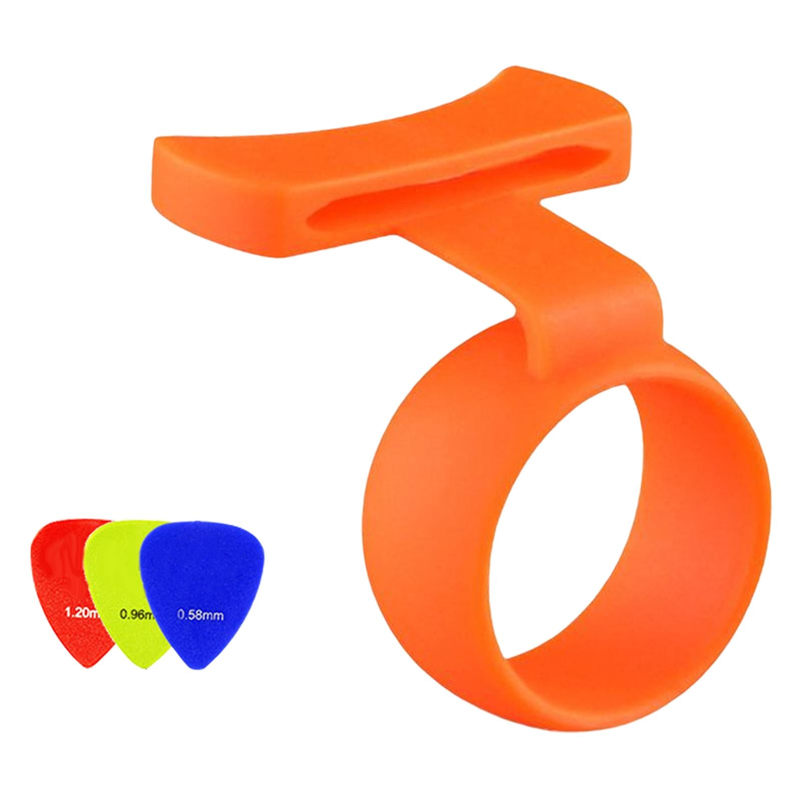 Guitar Finger Pick Holder Soft Protection Cover for Ukulele Children Student S