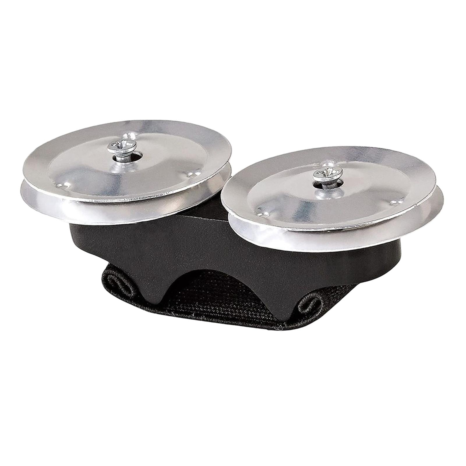 Hand Tambourine Metal Bell Handheld Percussion Hand Drum Music Instrument