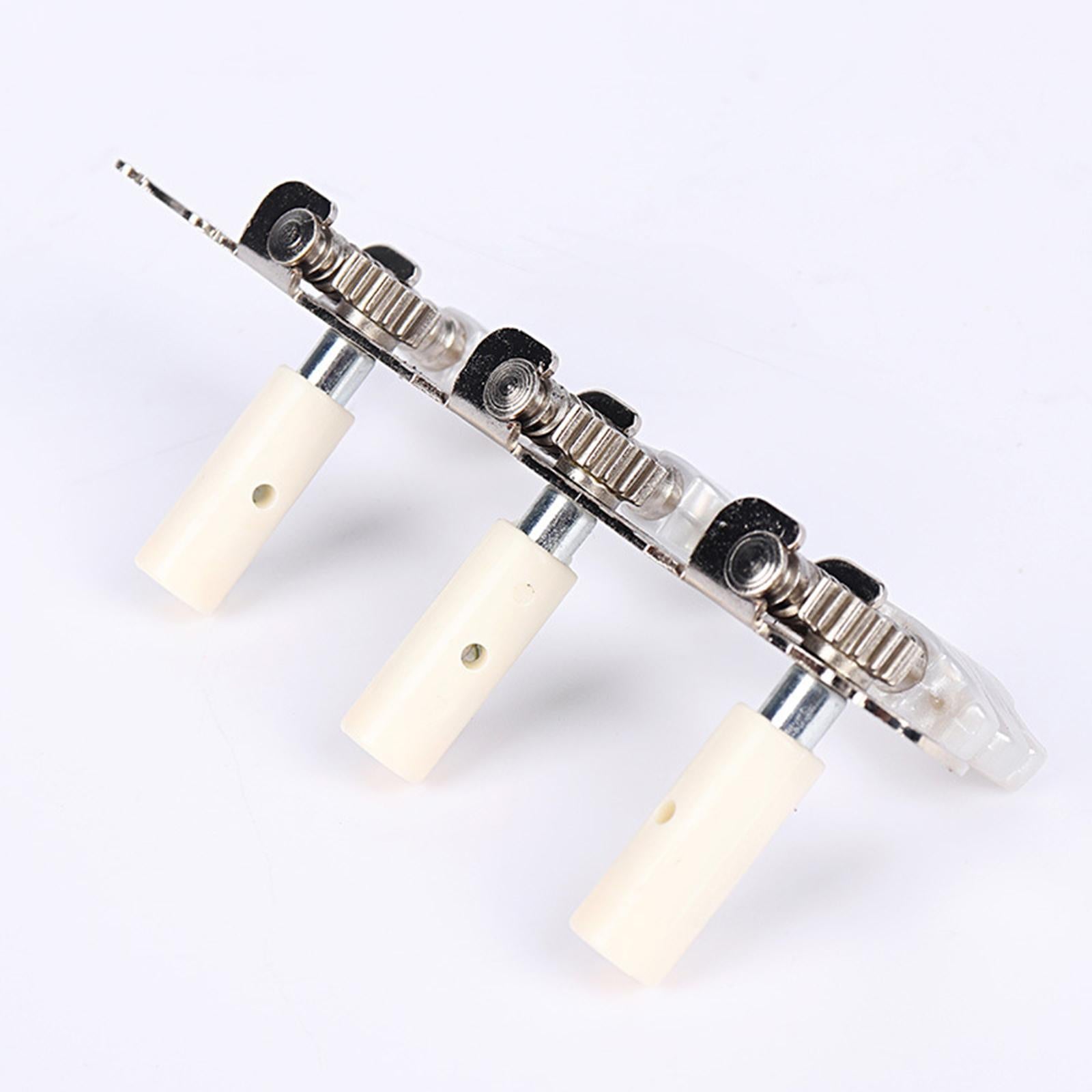 2Pcs Metal Machine Heads Tuners Keys for Acoustic Folk Guitar Spare Parts