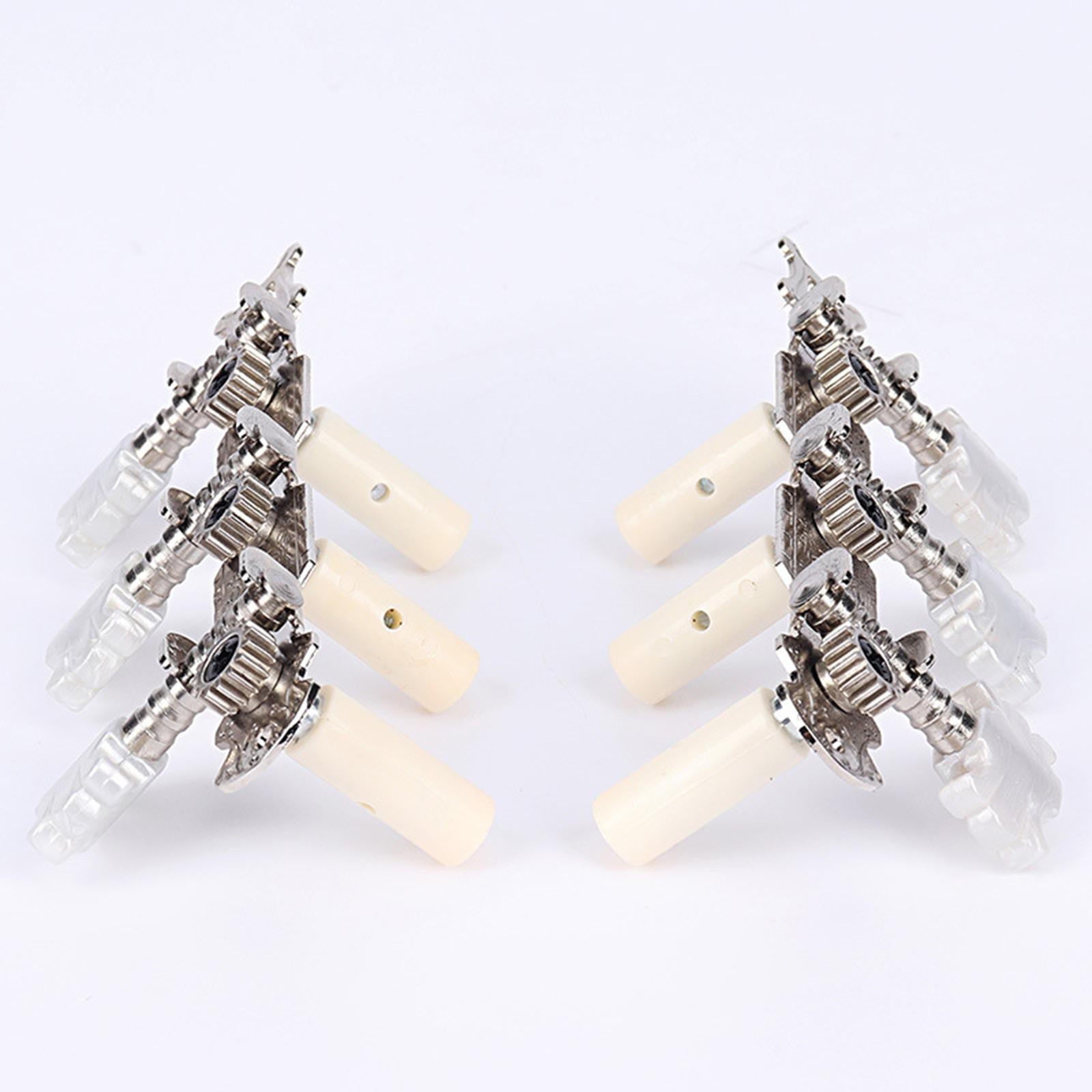 2Pcs Metal Machine Heads Tuners Keys for Acoustic Folk Guitar Spare Parts