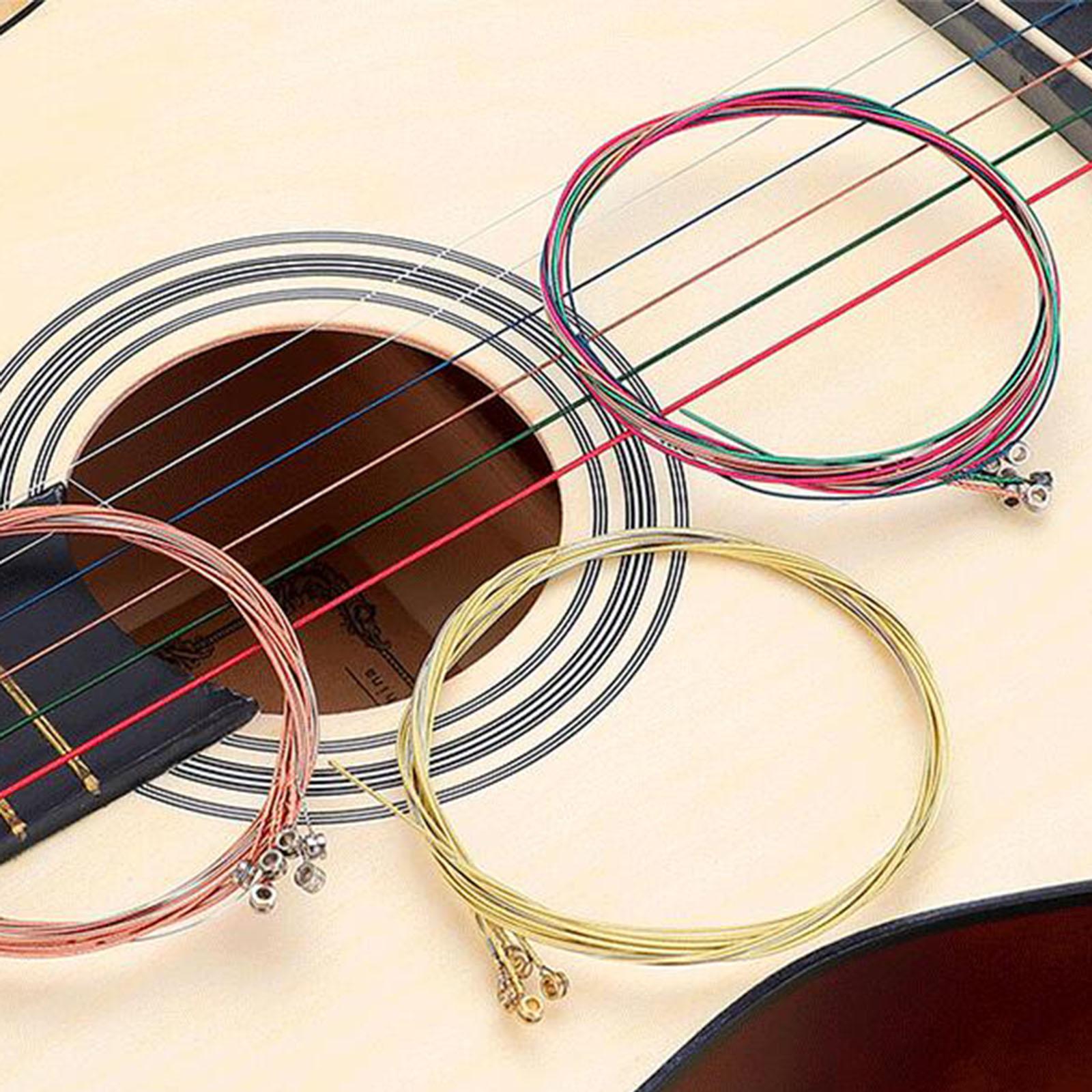 Coated Guitar Strings Rustproof for Folk Guitar 6 Strings Classical Guitar