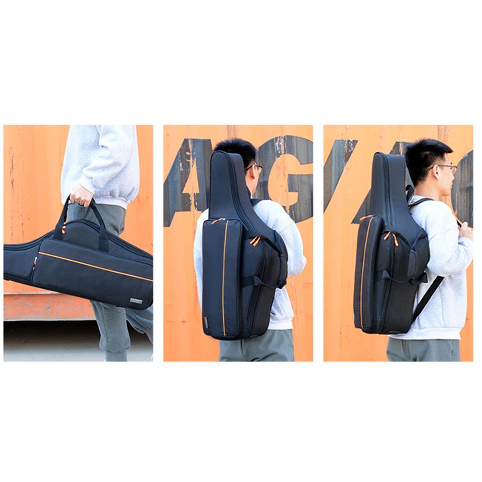 Saxophone Storage Bag Water Resistant Portable for Gig B Flat Tenor Sax