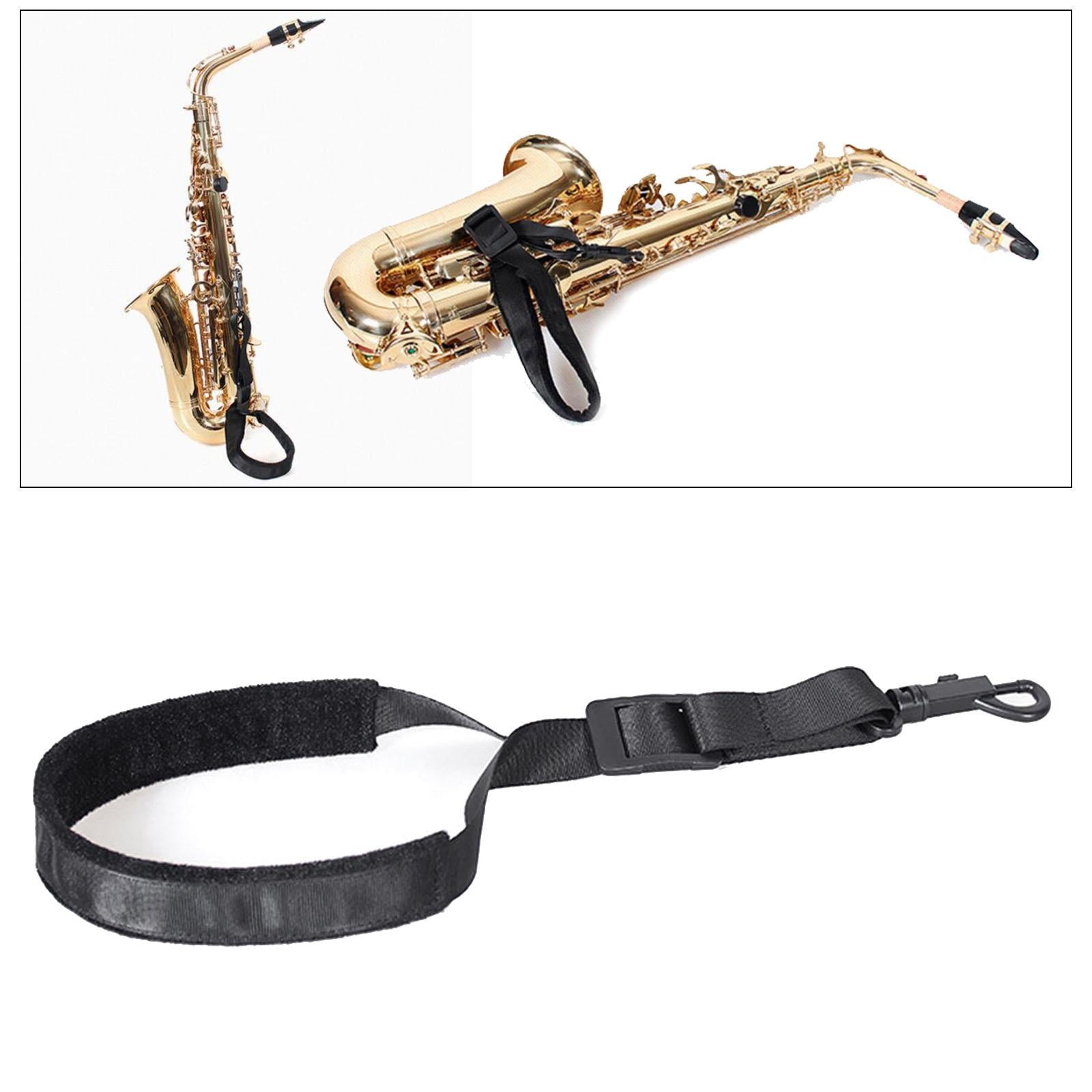 Saxophone Neck Strap with Snap Hook Adjustable Sax Neck Strap for Tenor