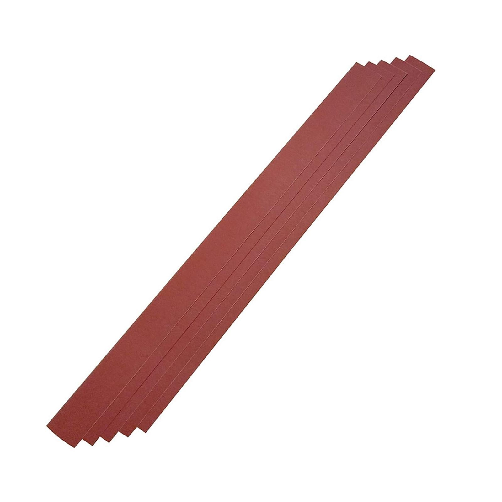6x Guitar Fret Leveling Sandpaper Fret Leveling Beam Sanding for Bass DIY Red