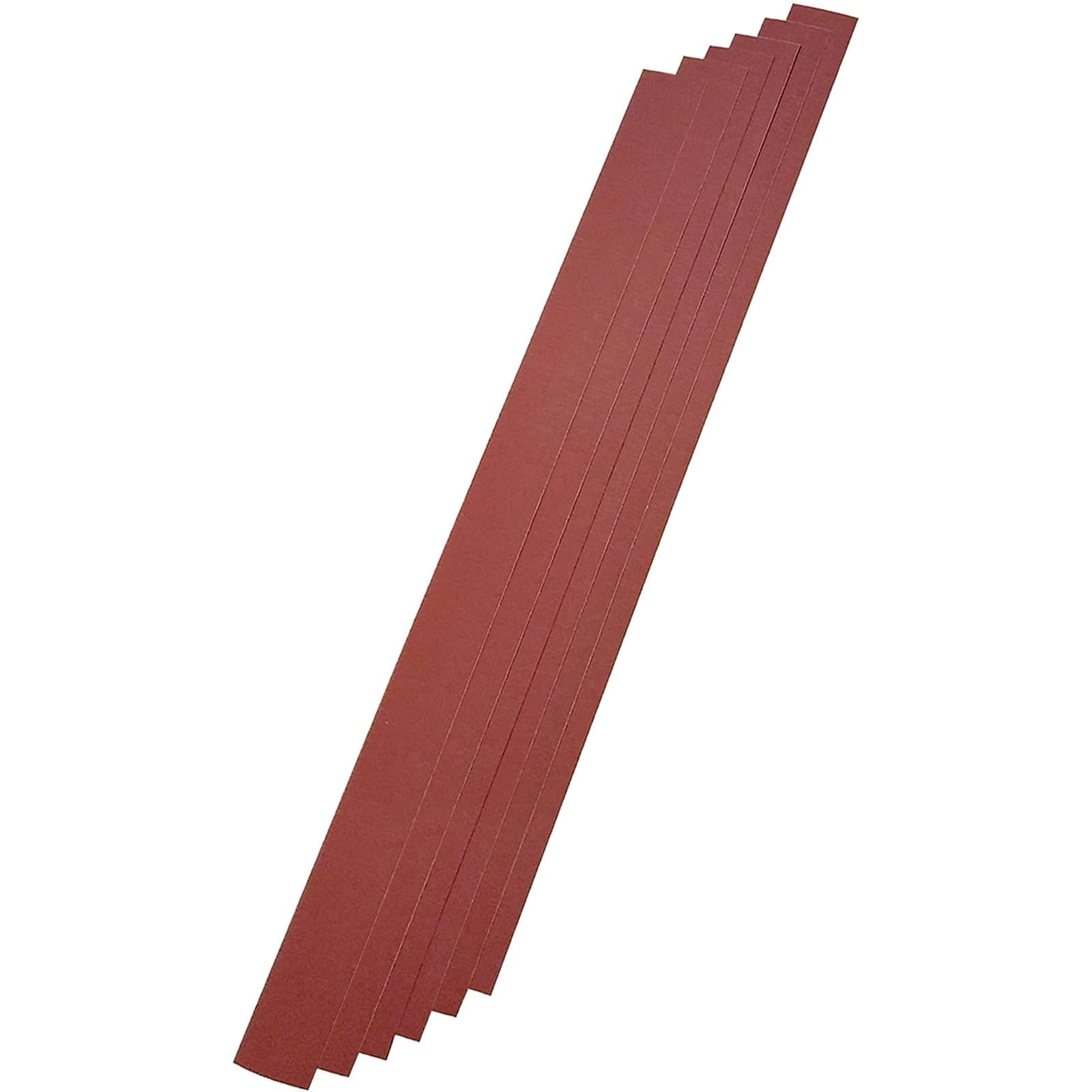 6x Guitar Fret Leveling Sandpaper Fret Leveling Beam Sanding for Bass DIY Red
