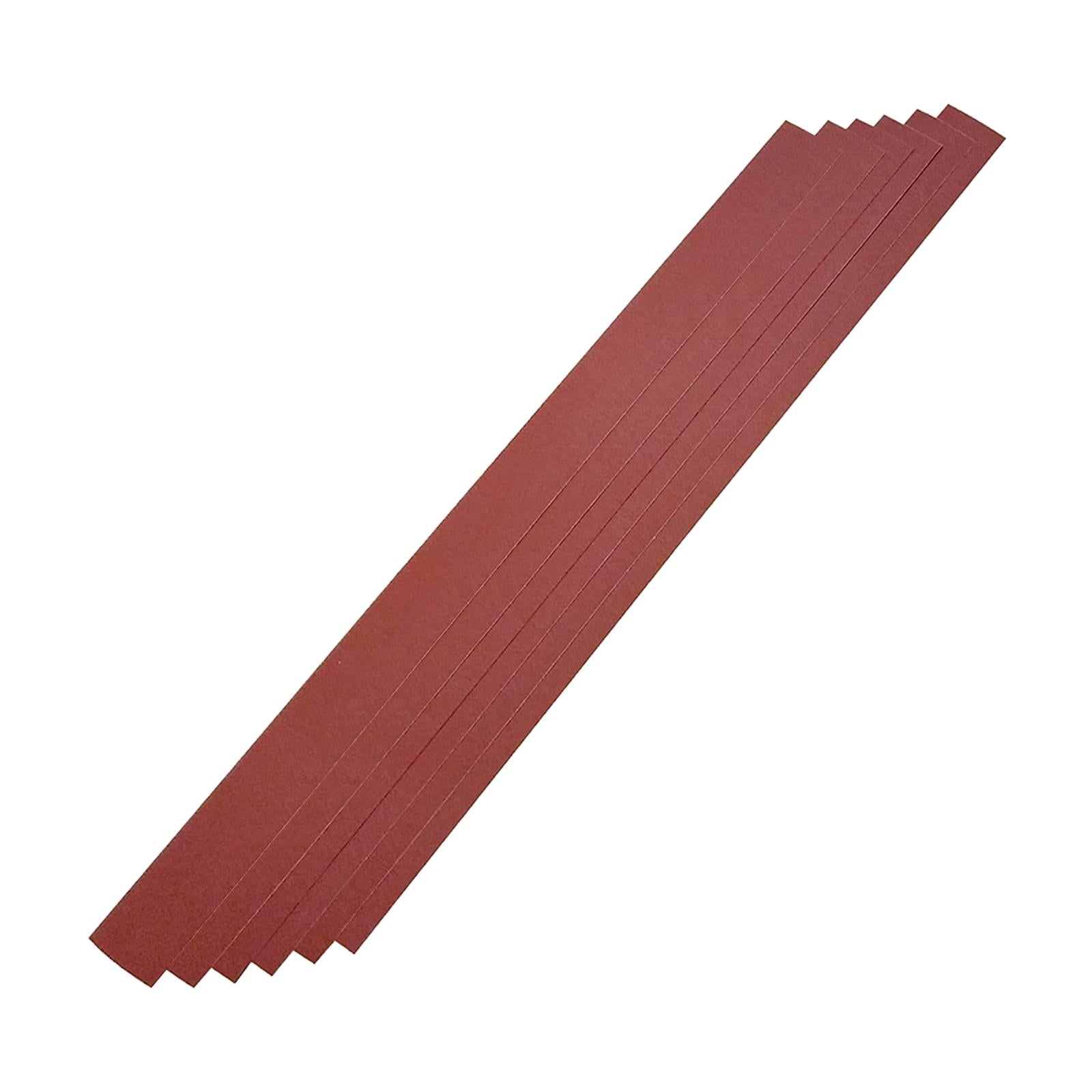 6x Guitar Fret Leveling Sandpaper Fret Leveling Beam Sanding for Bass DIY Red