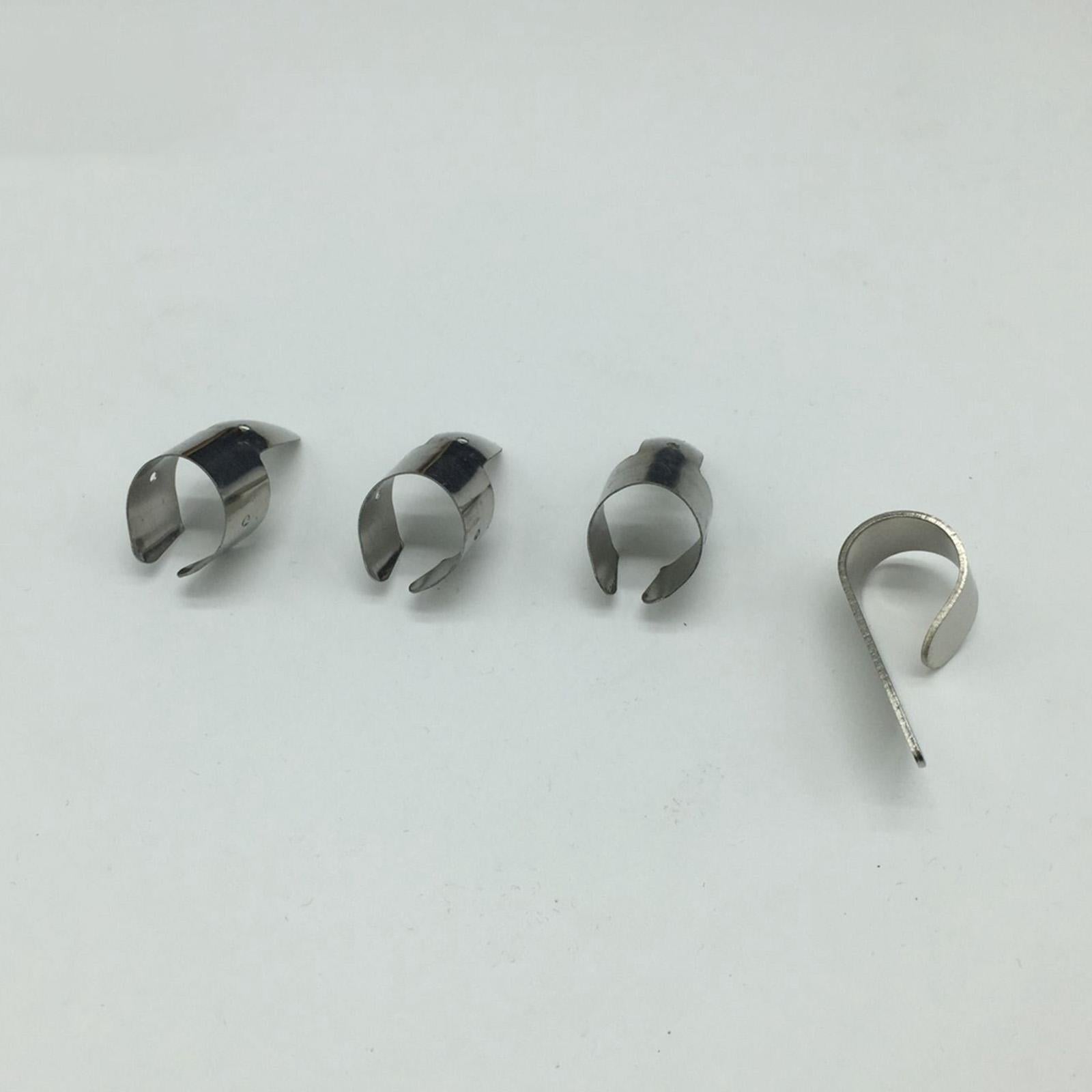 4x Durable Guitar Pick Plectrums Stainless Steel Bulk for Guitar Beginners