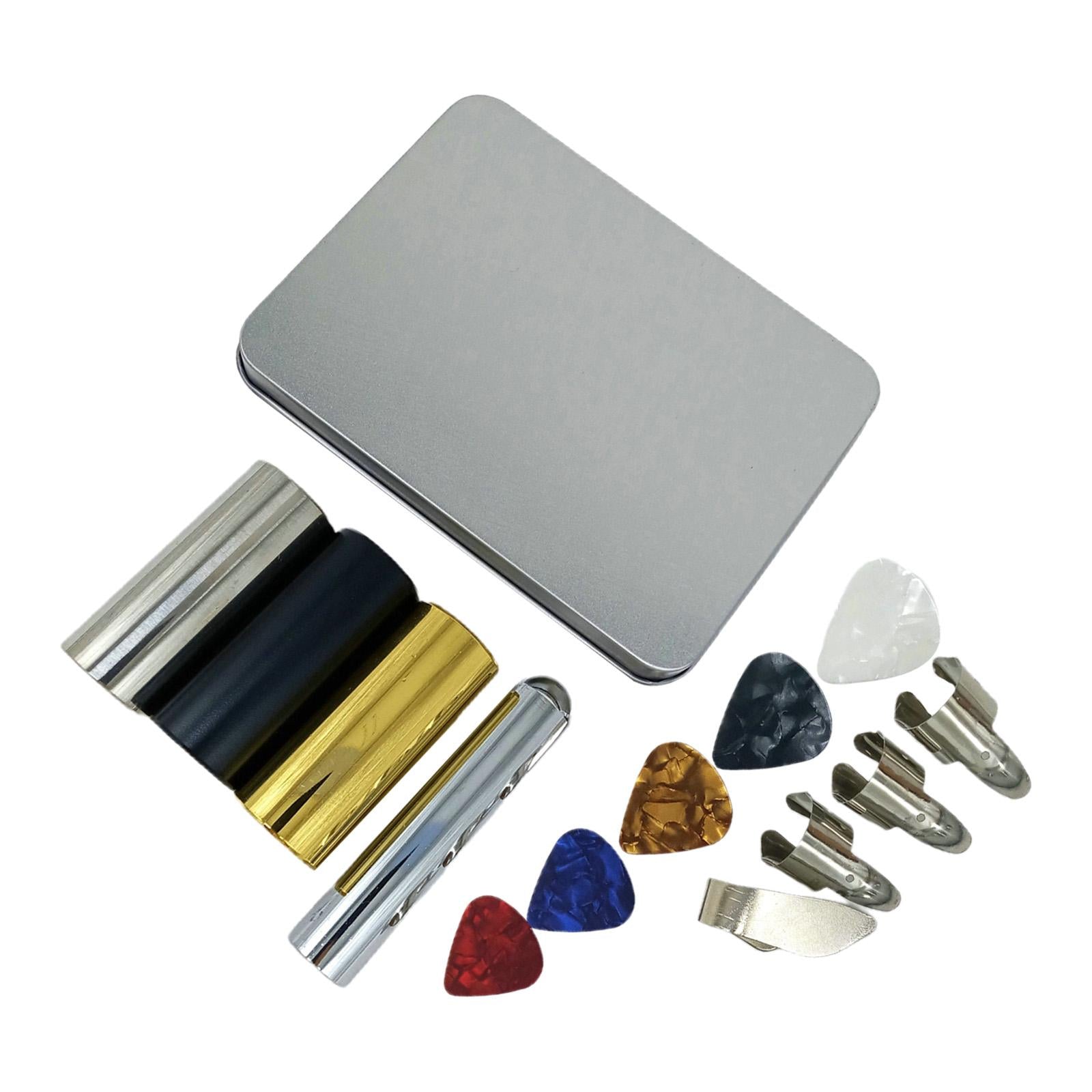 14x Guitar Slide Stainless Steel Slide Bar for Electric Guitar Accessories