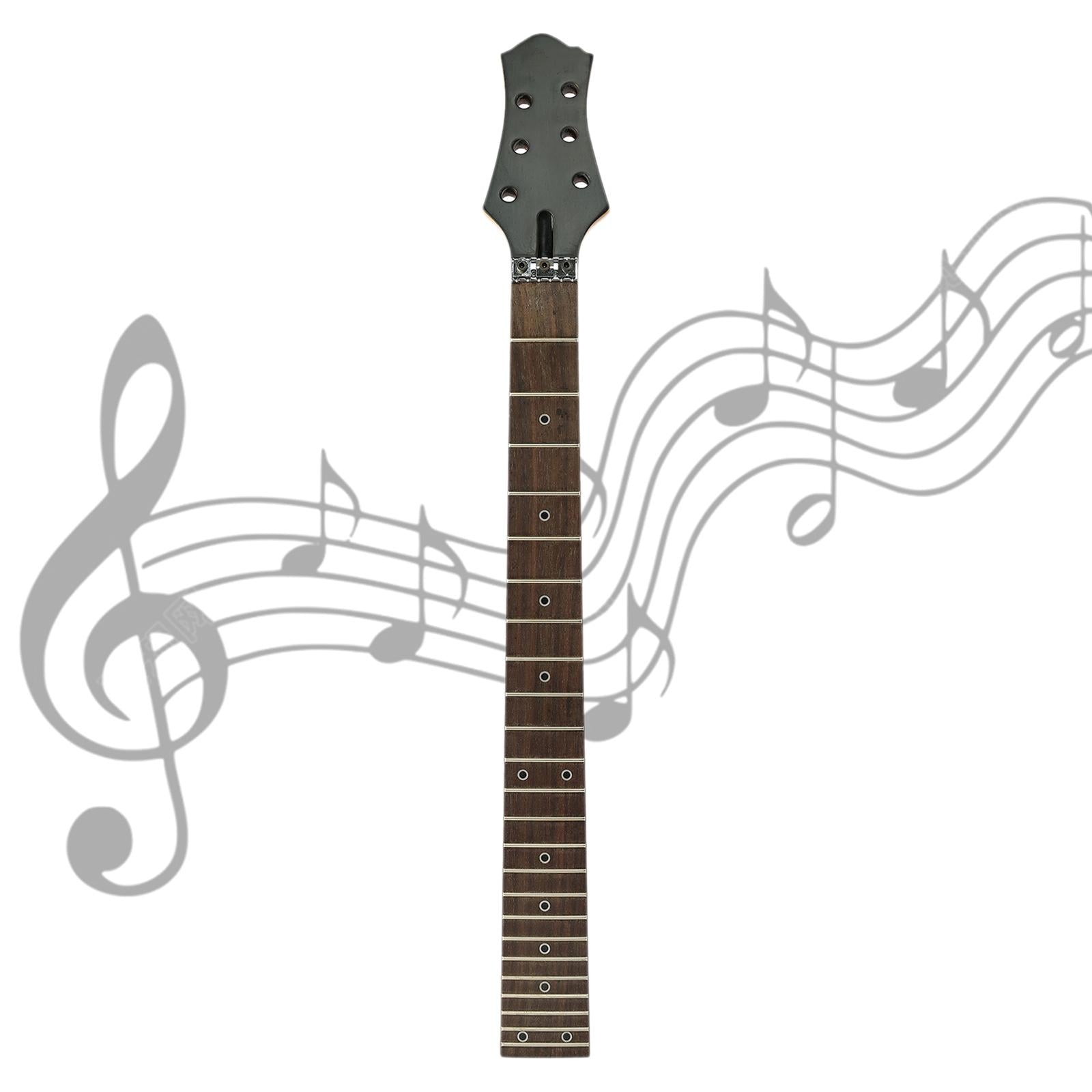 25.6'' Maple Neck Rosewood Fretboard DIY Luthier Electric Guitar Necks