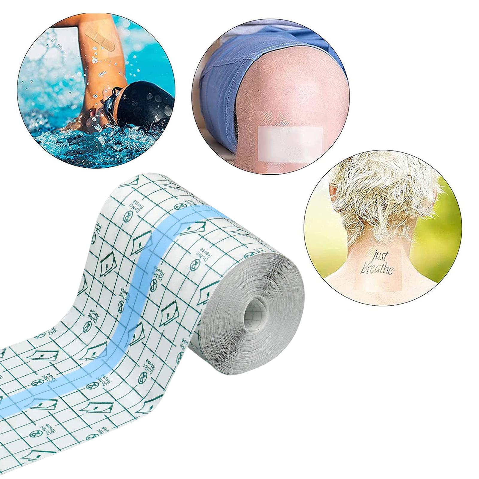 10m Shower Dressing Transparent Film Waterproof Clear Bandages Dressing Tape