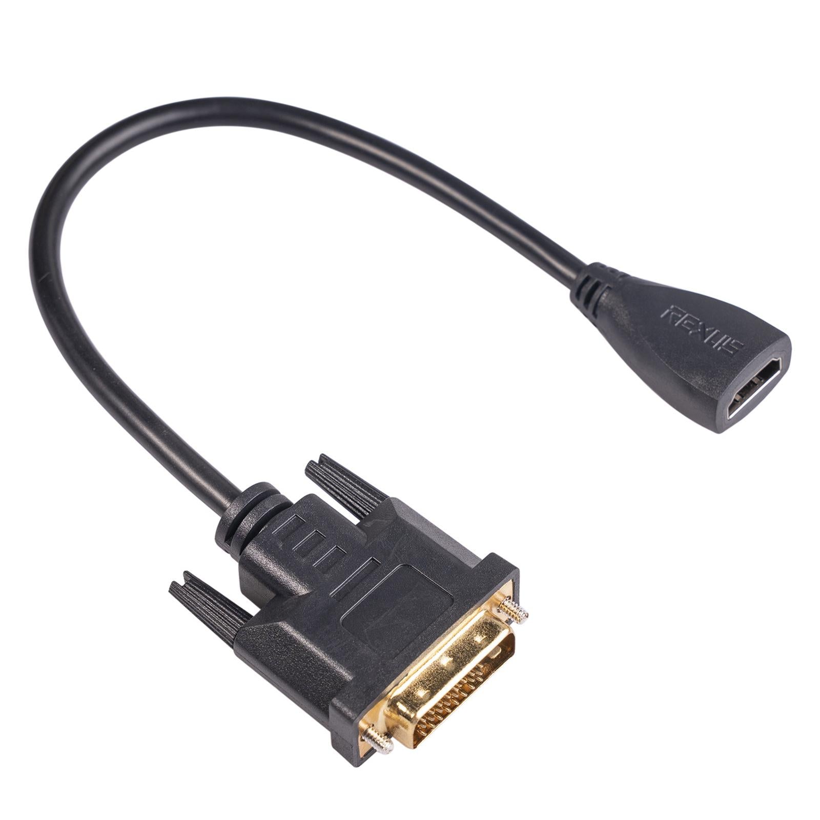 DVI to HDMI Female cable Adapter for Display PC Accs