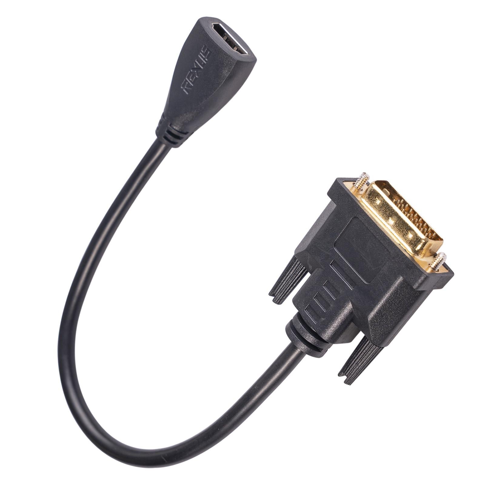 DVI to HDMI Female cable Adapter for Display PC Accs