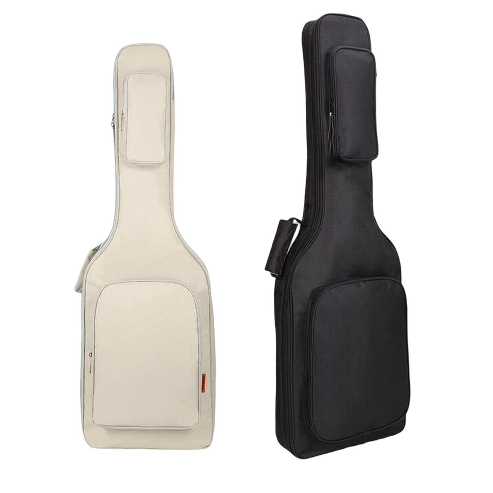 Electric Guitar Bag Backpack Adjustable Shoulder Strap Waterproof Black