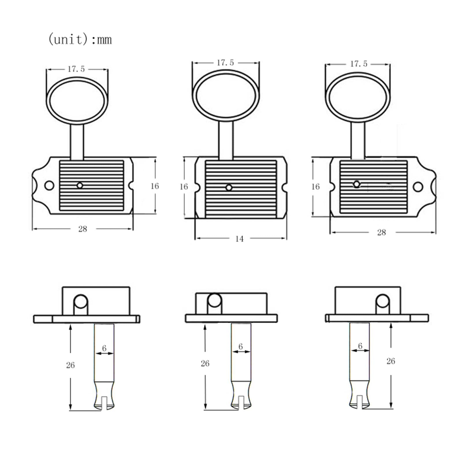 Guitar Tuning Locking Tuners Replacement Headstocks Accessories silver