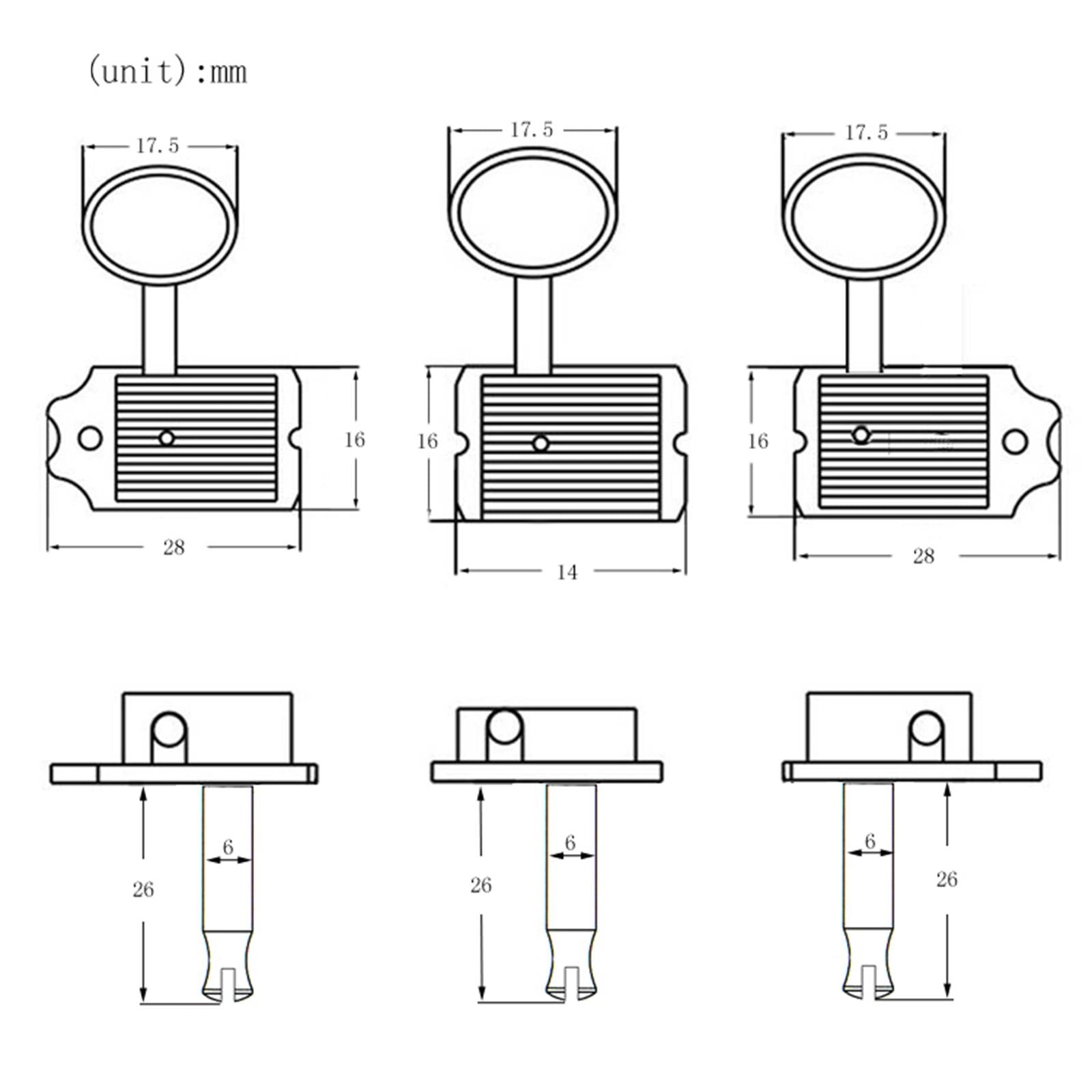 Guitar Tuning Locking Tuners Replacement Headstocks Accessories gold